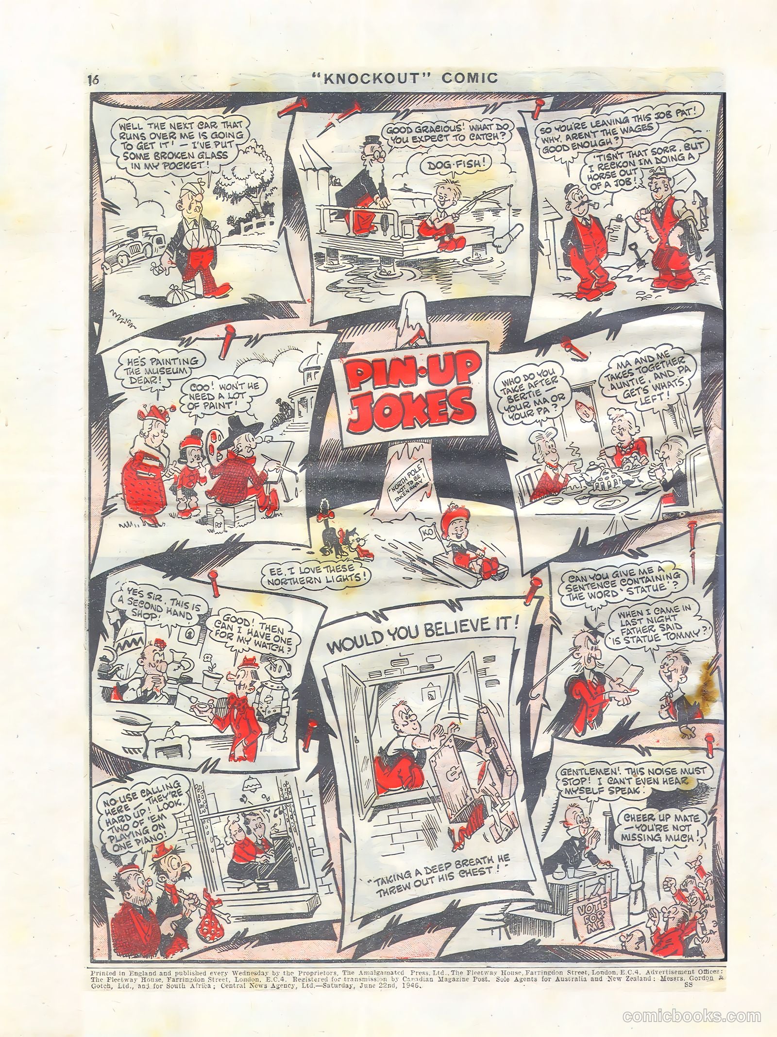 Knockout #382 (1946) — page 16 of 16