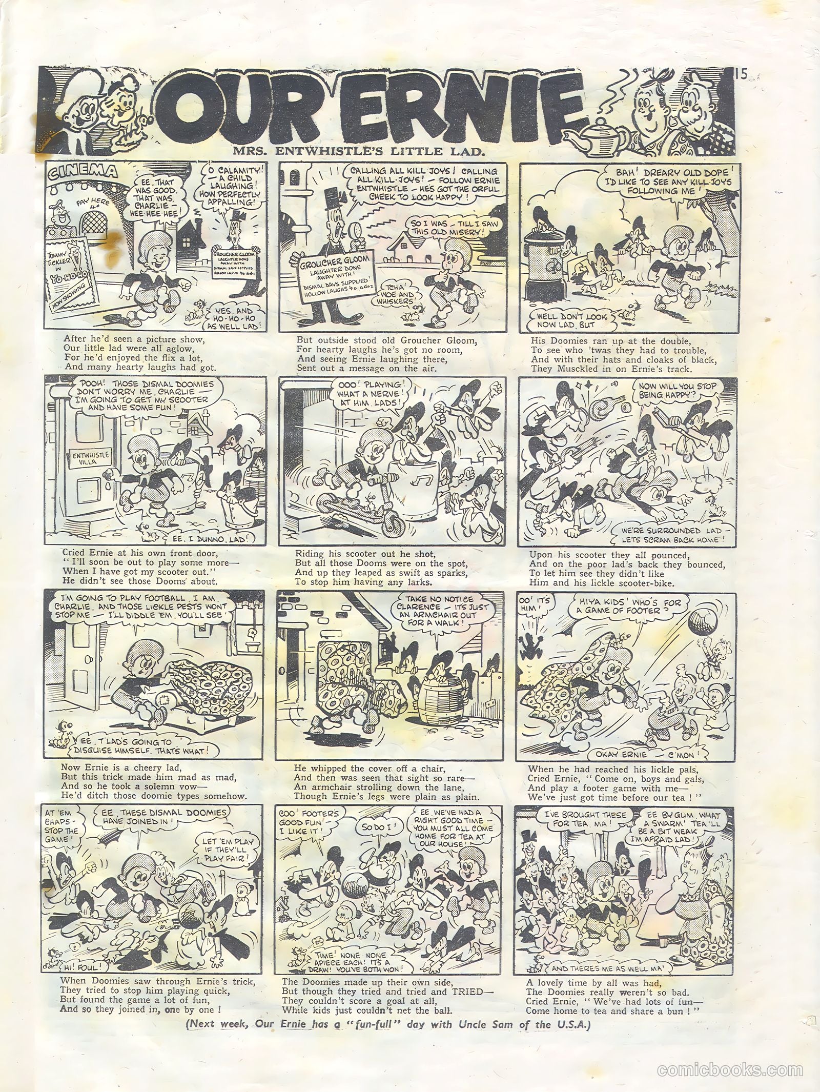 Knockout #383 (1946) — page 15 of 16