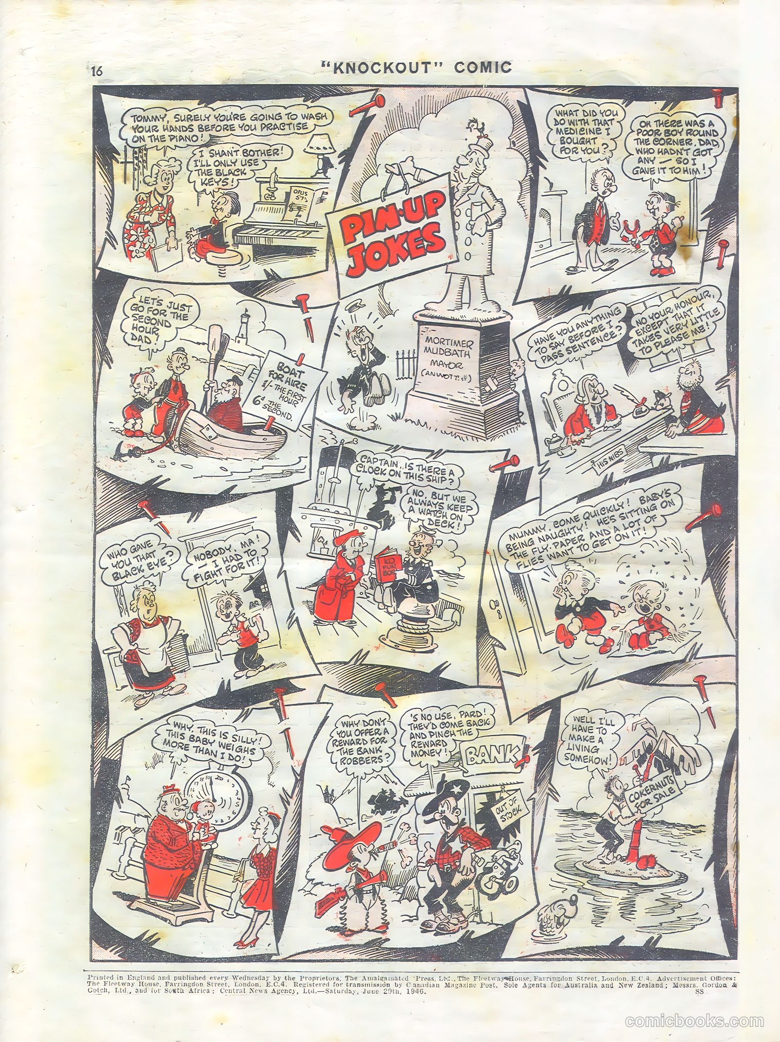 Knockout #383 (1946) — page 16 of 16
