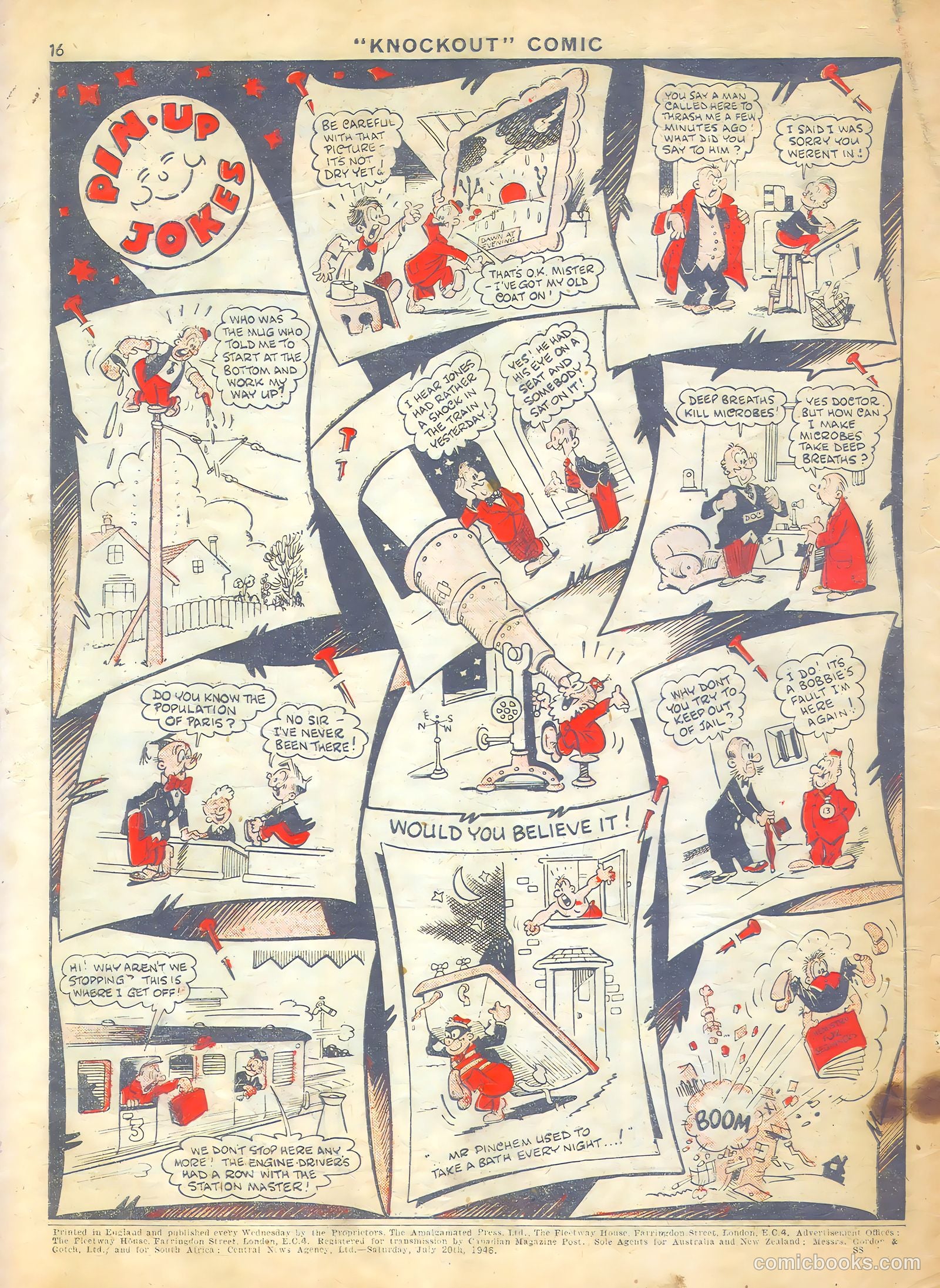 Knockout #386 (1946) — page 16 of 16