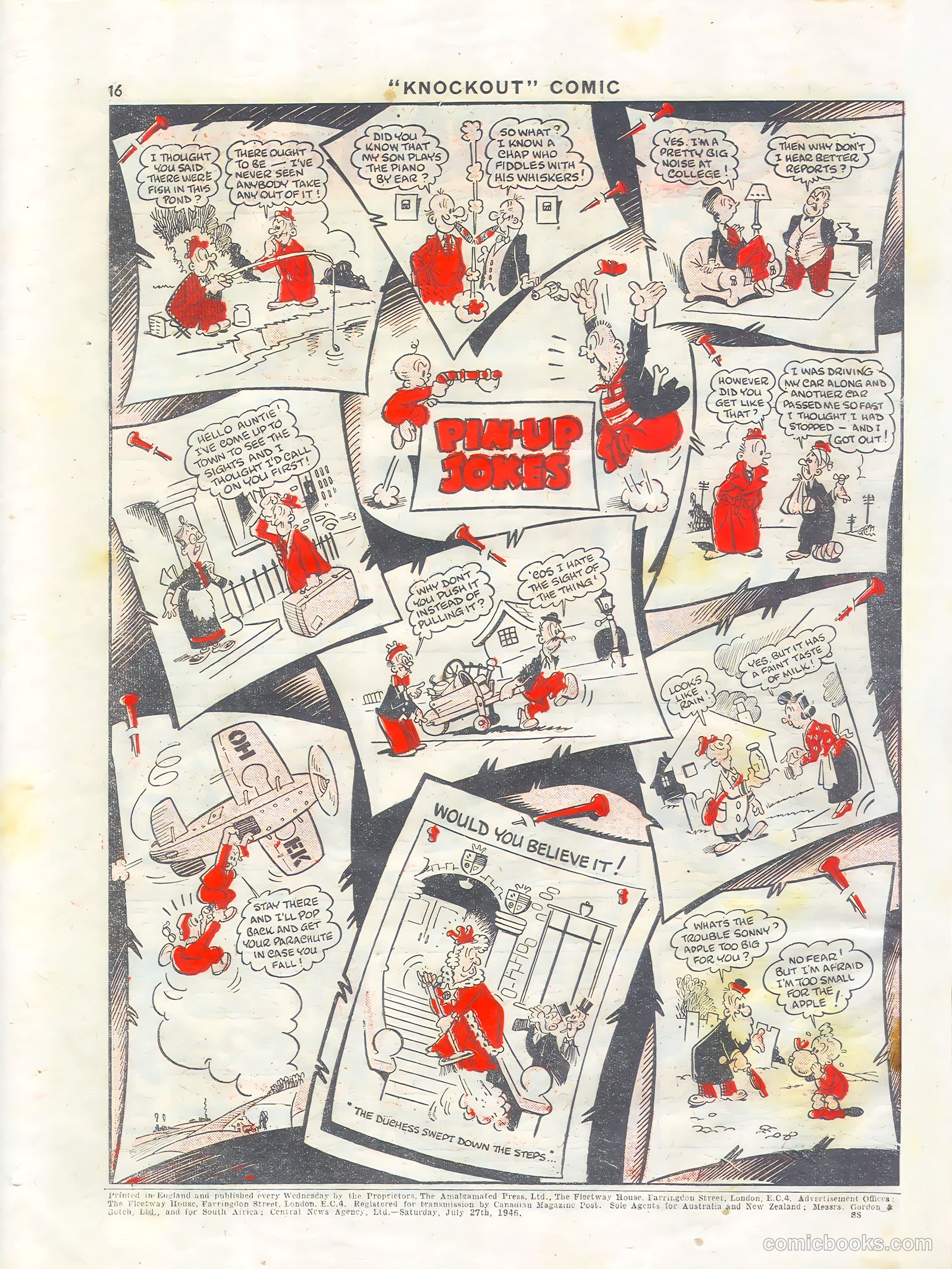Knockout #387 (1946) — page 16 of 16