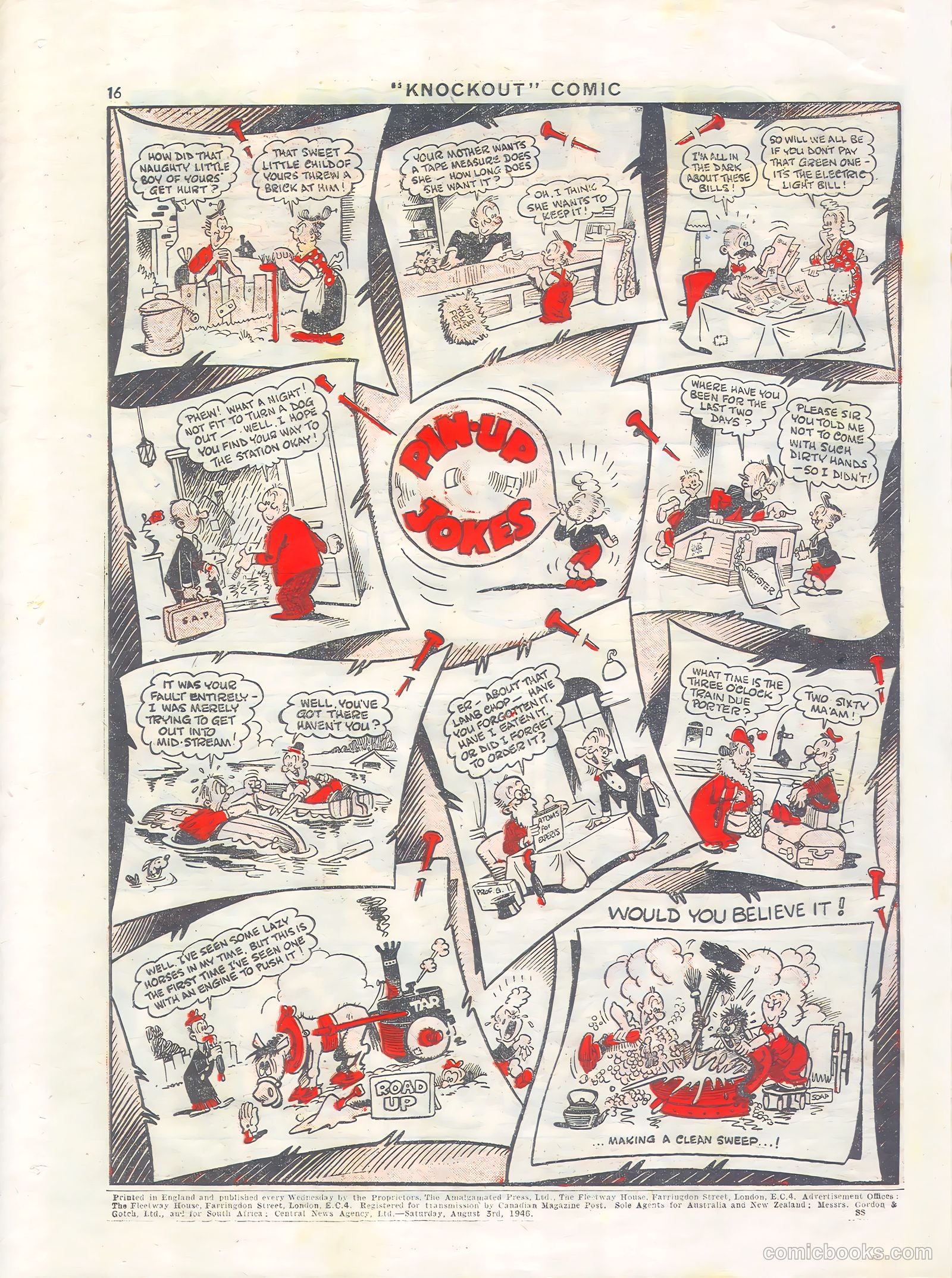 Knockout #388 (1946) — page 16 of 16