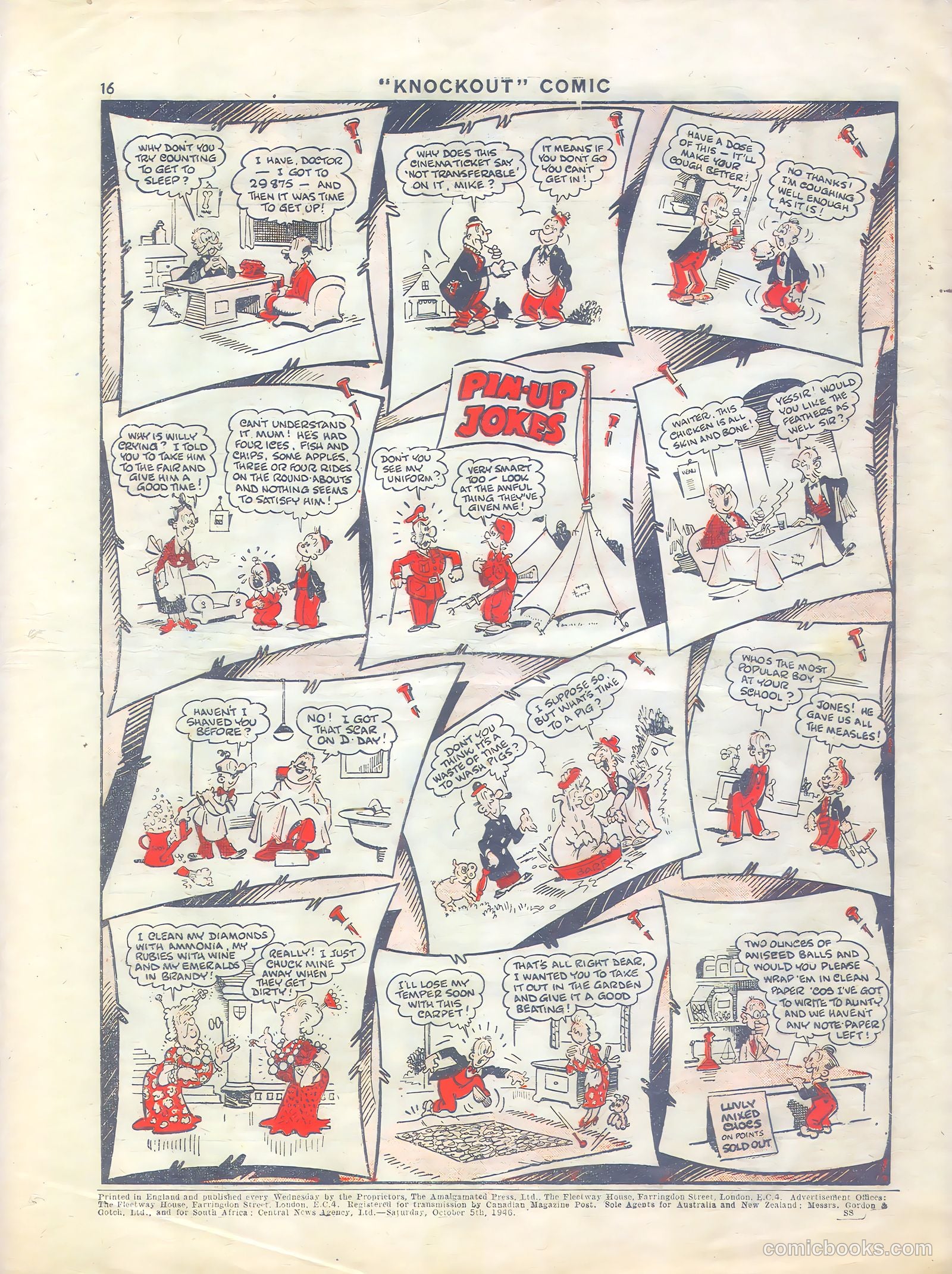 Knockout #397 (1946) — page 16 of 16