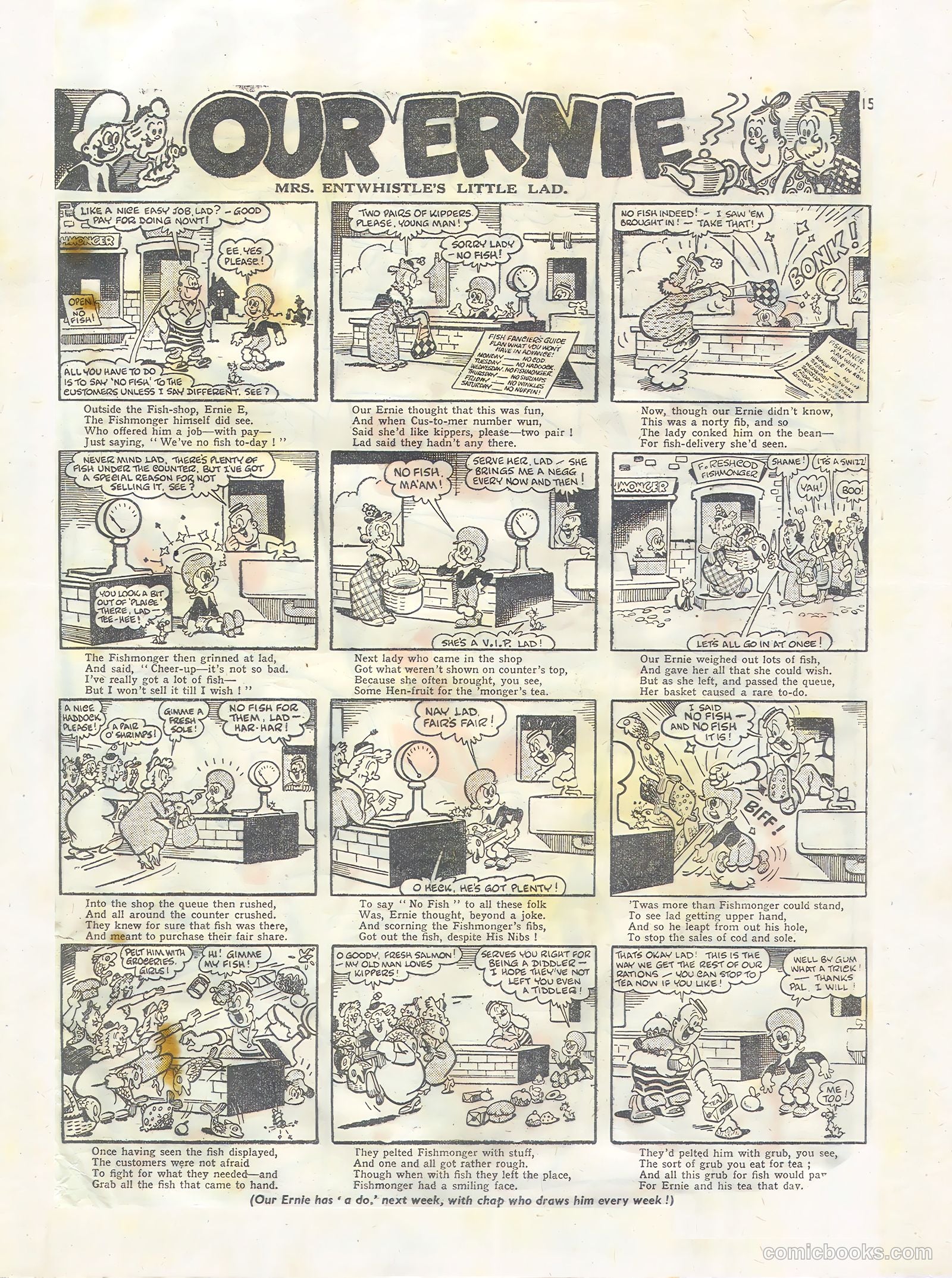 Knockout #400 (1946) — page 15 of 16