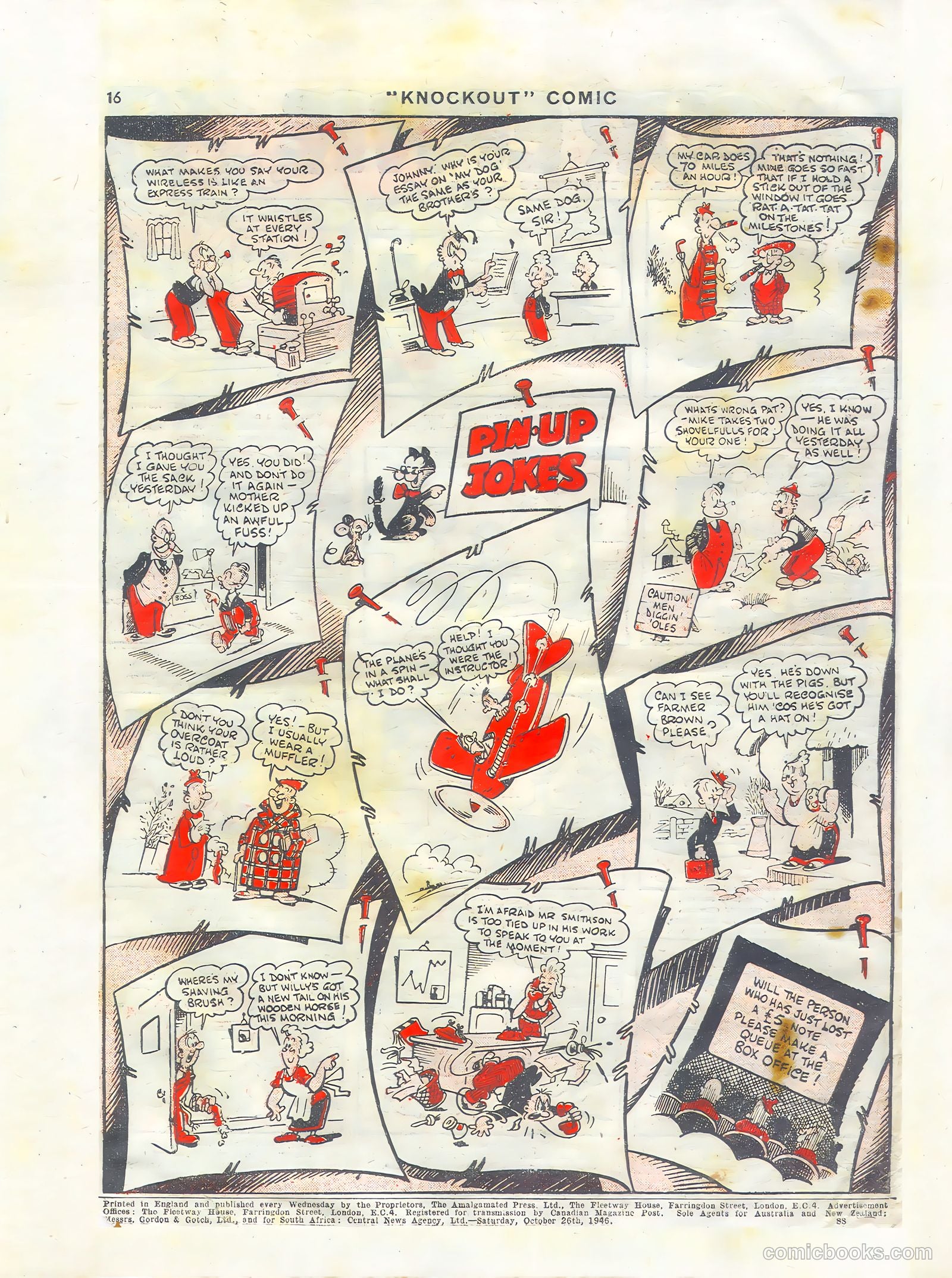Knockout #400 (1946) — page 16 of 16