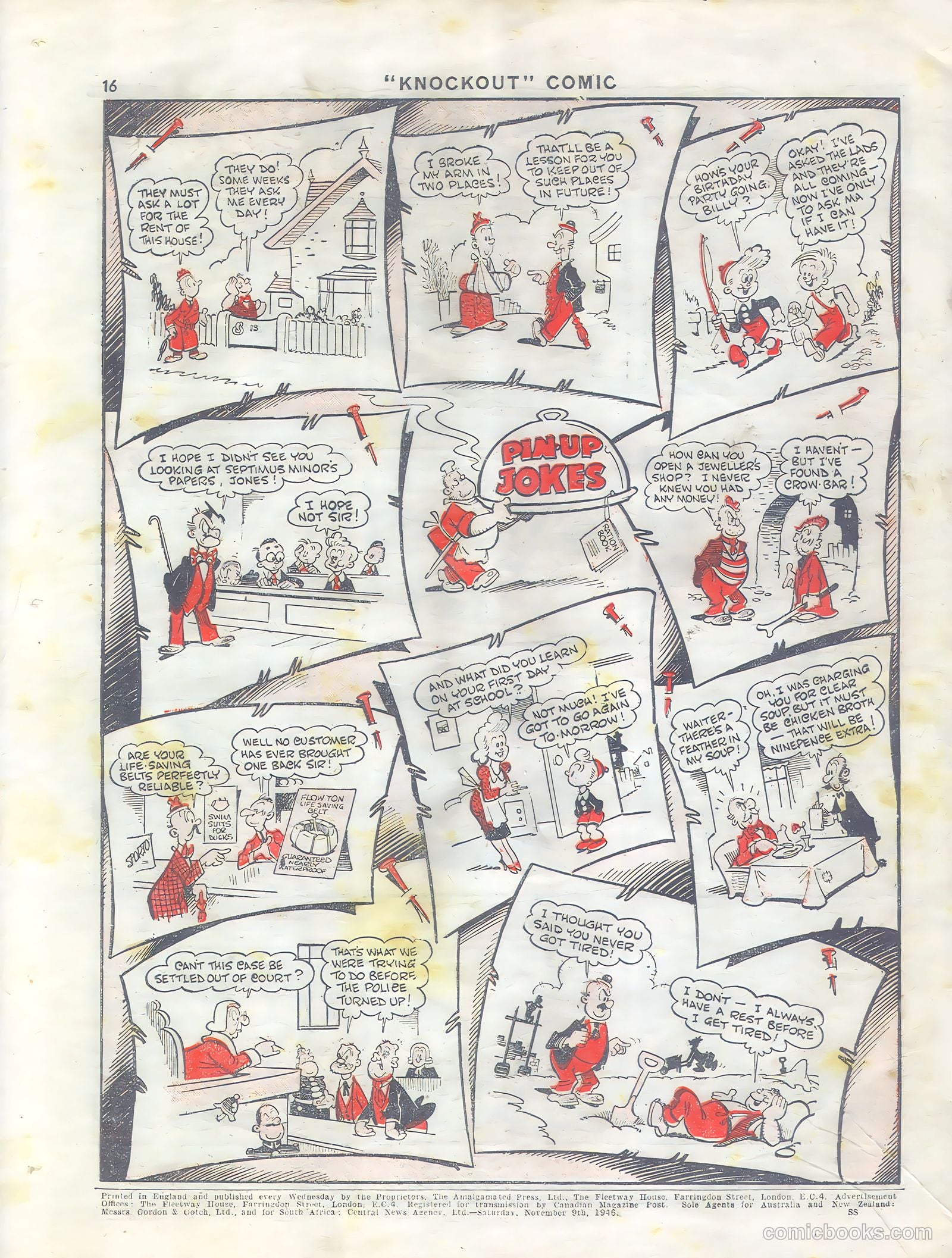 Knockout #402 (1946) — page 16 of 16