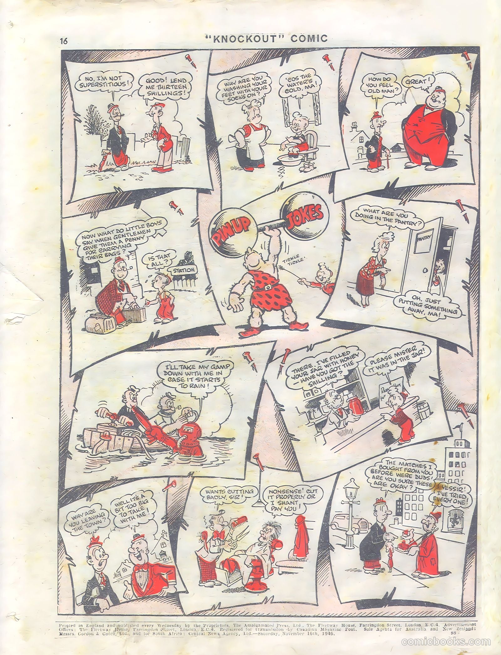 Knockout #403 (1946) — page 16 of 16