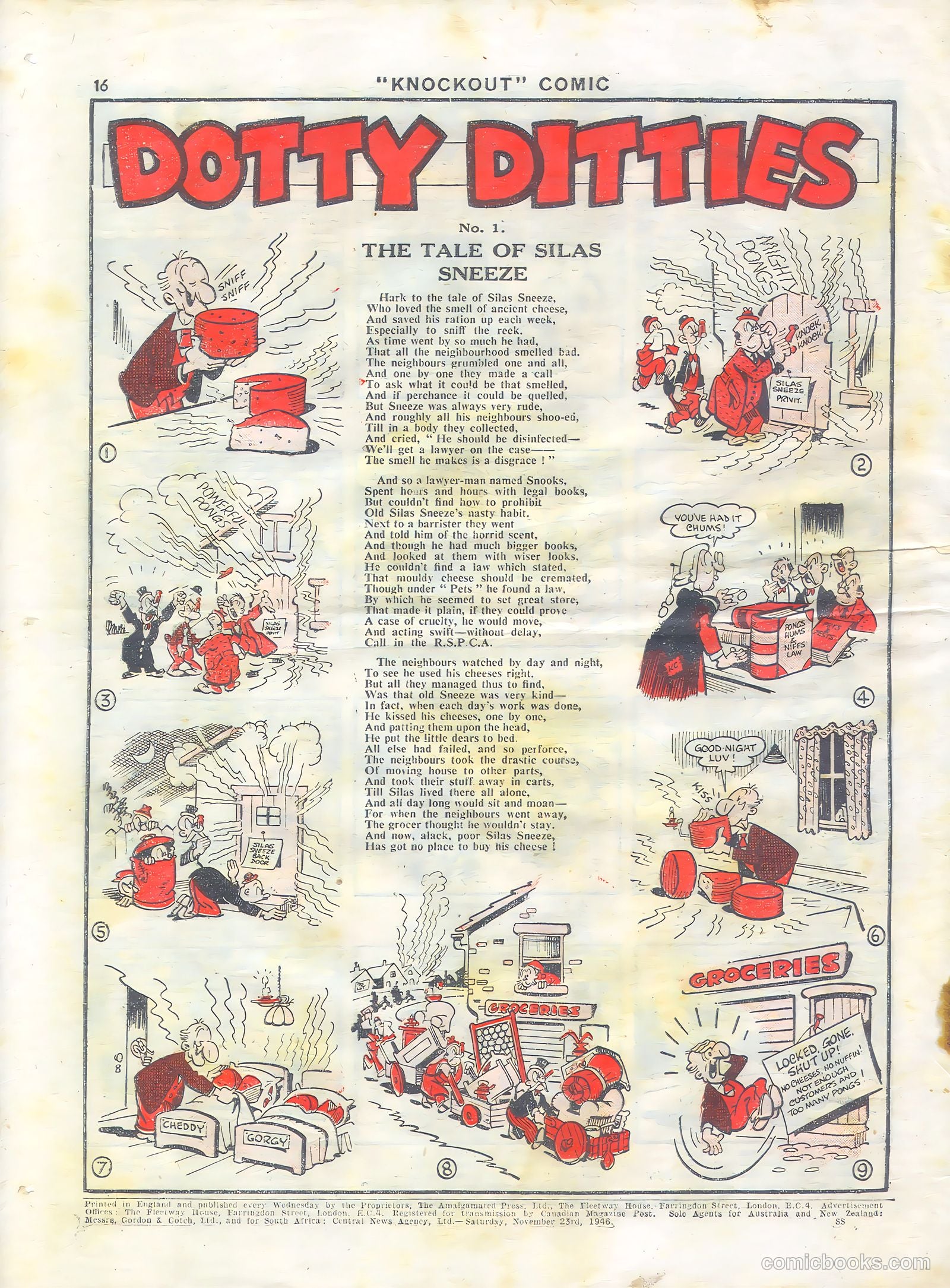 Knockout #404 (1946) — page 16 of 16