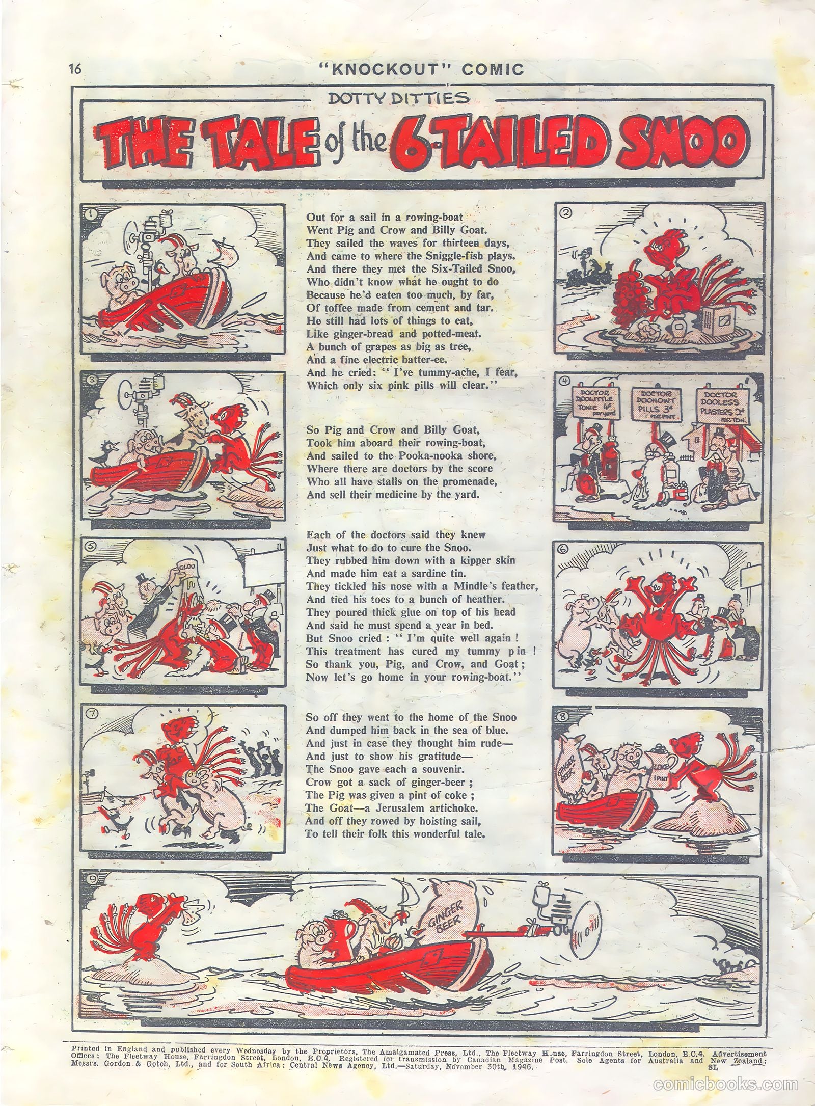Knockout #405 (1946) — page 16 of 16