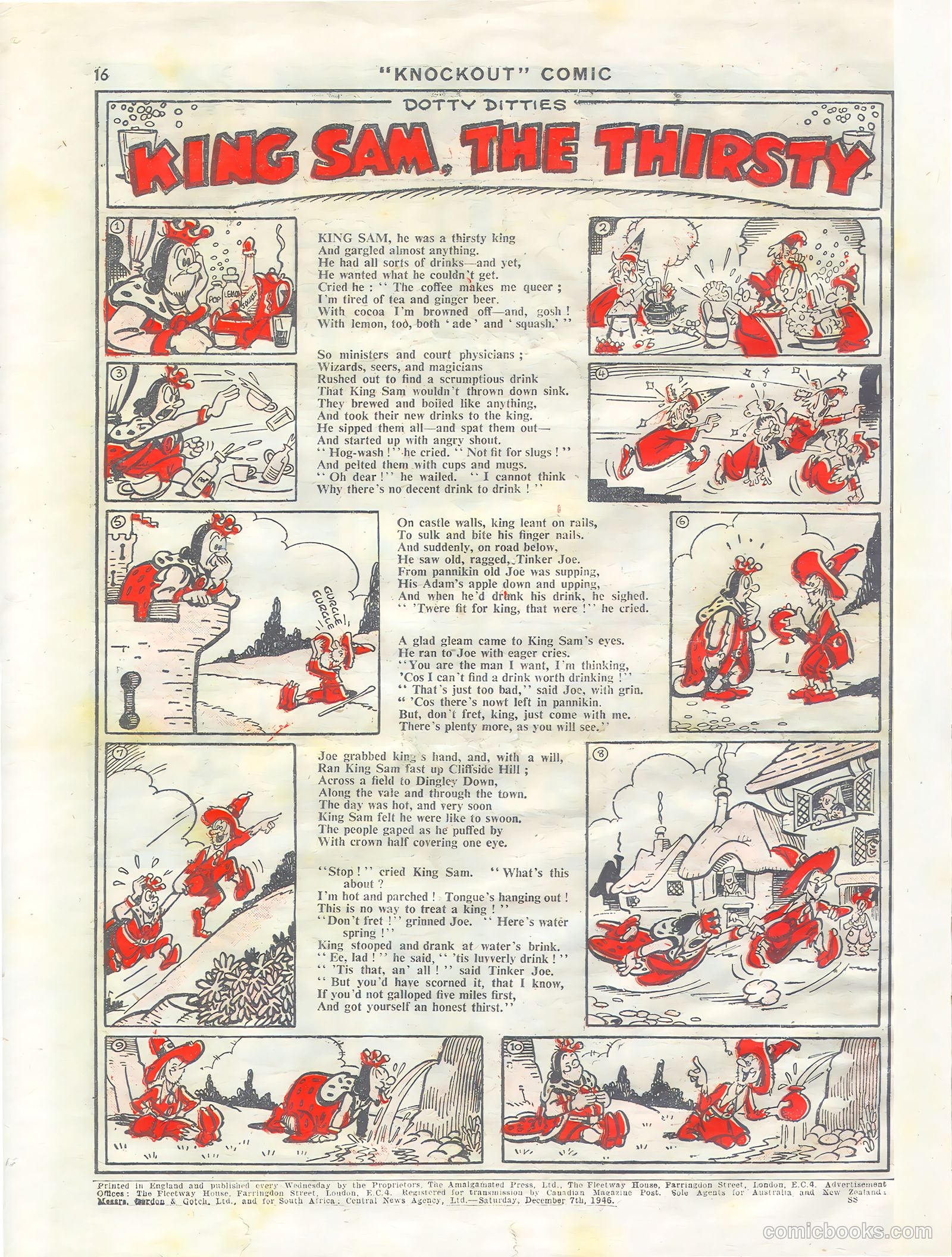 Knockout #406 (1946) — page 16 of 16