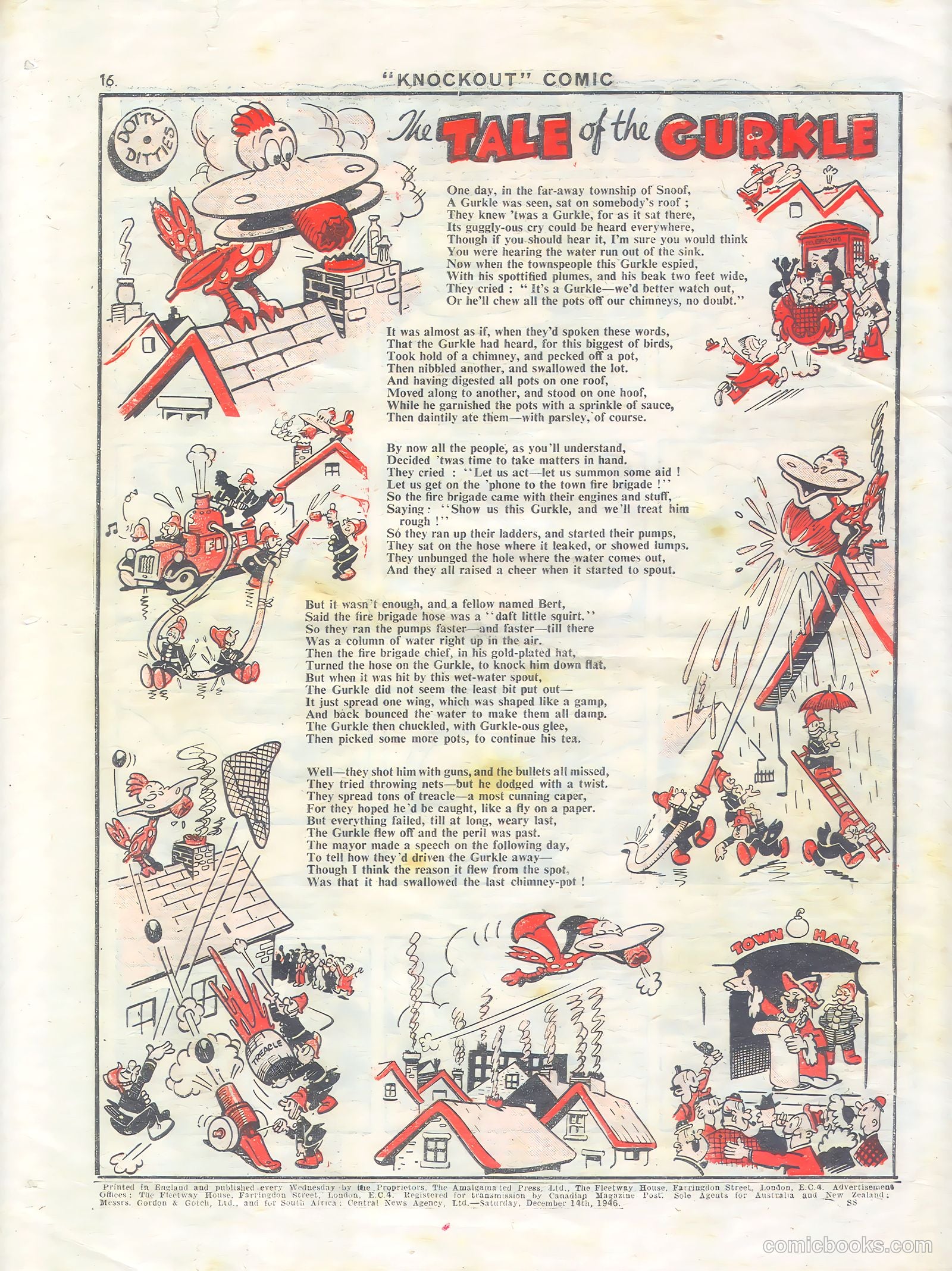 Knockout #407 (1946) — page 16 of 16