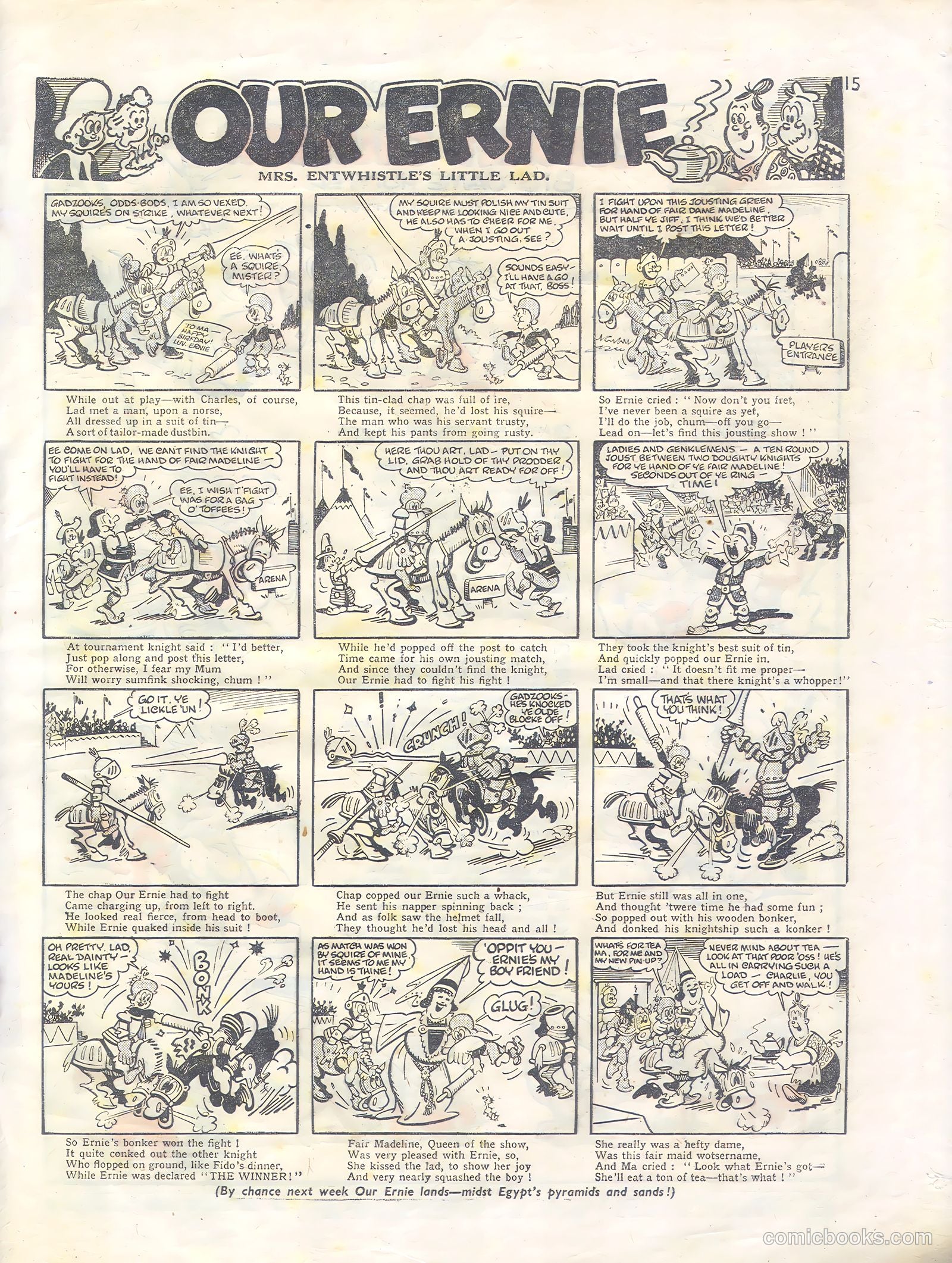 Knockout #410 (1947) — page 15 of 16