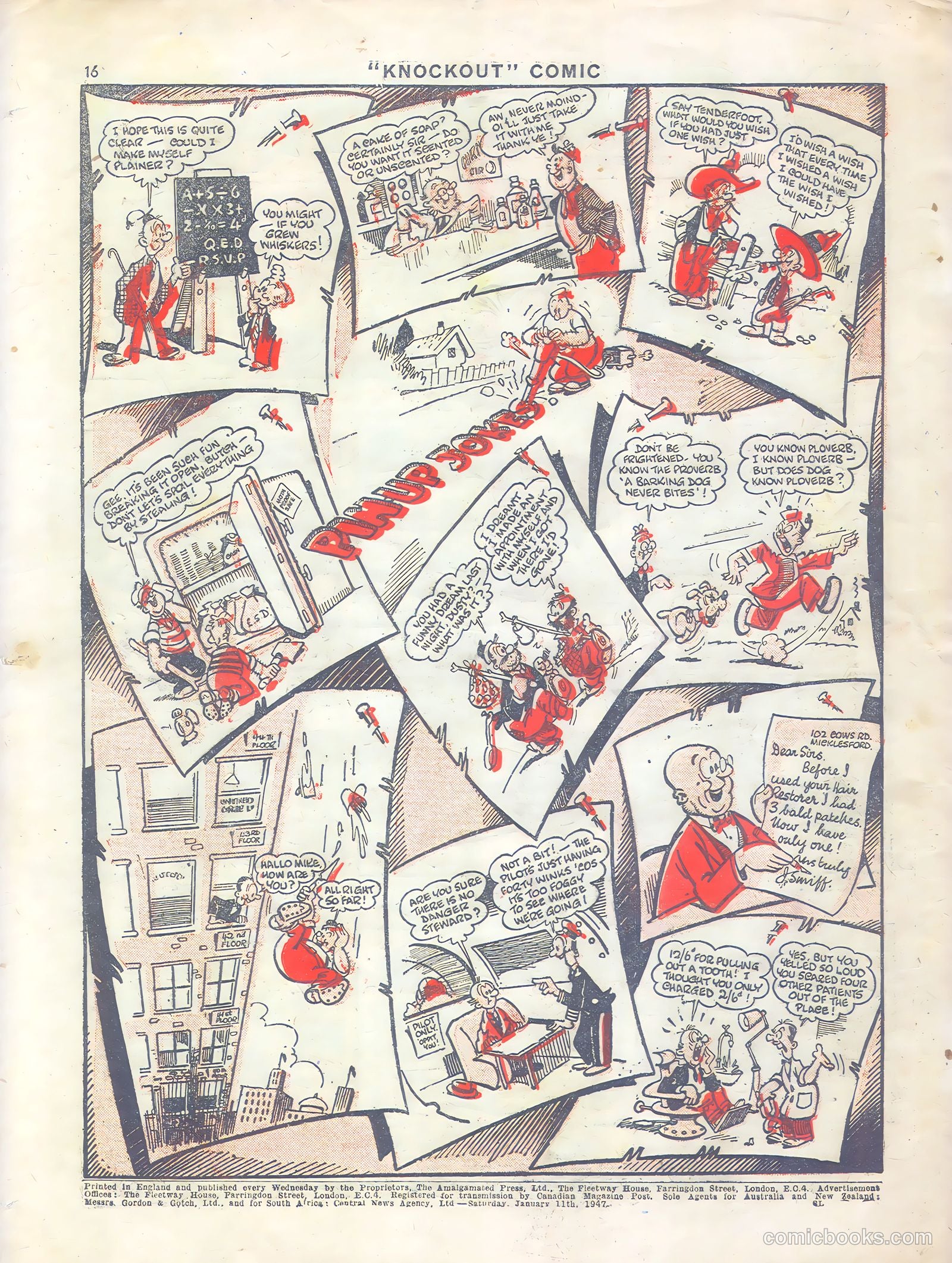 Knockout #411 (1947) — page 16 of 16