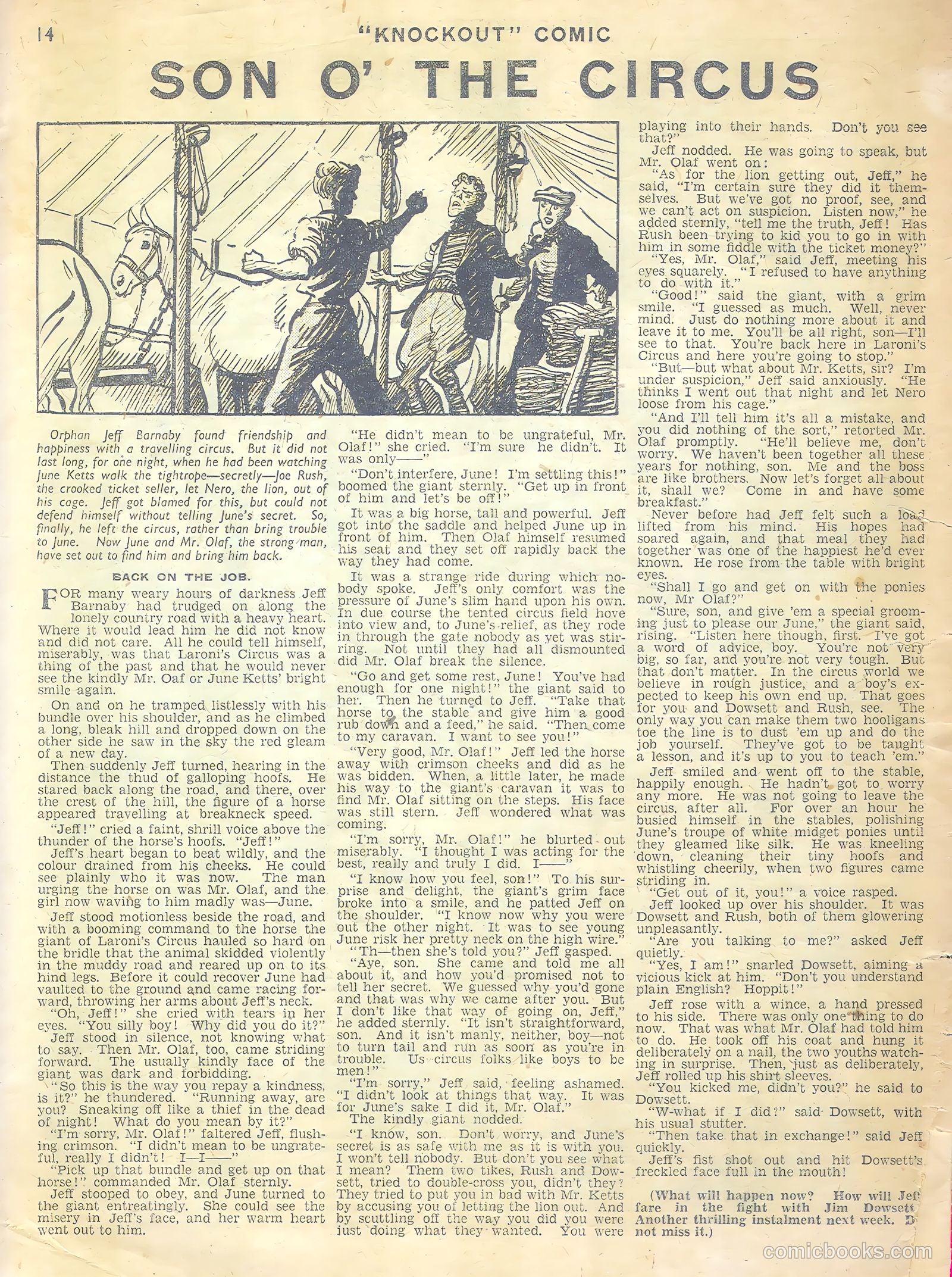 Knockout #417 (1947) — page 14 of 16