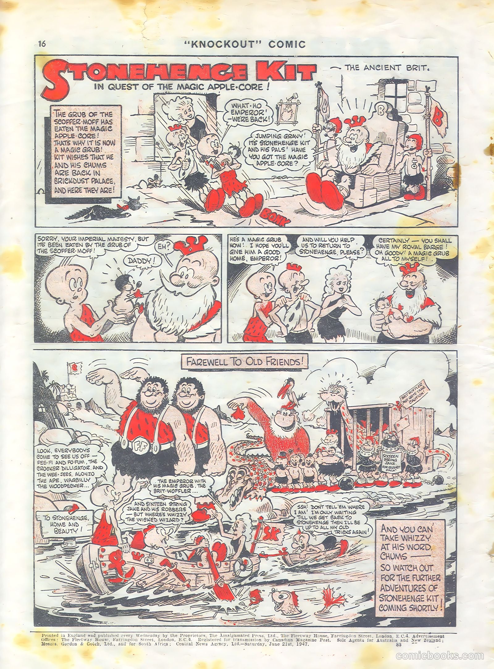 Knockout #434 (1947) — page 16 of 16
