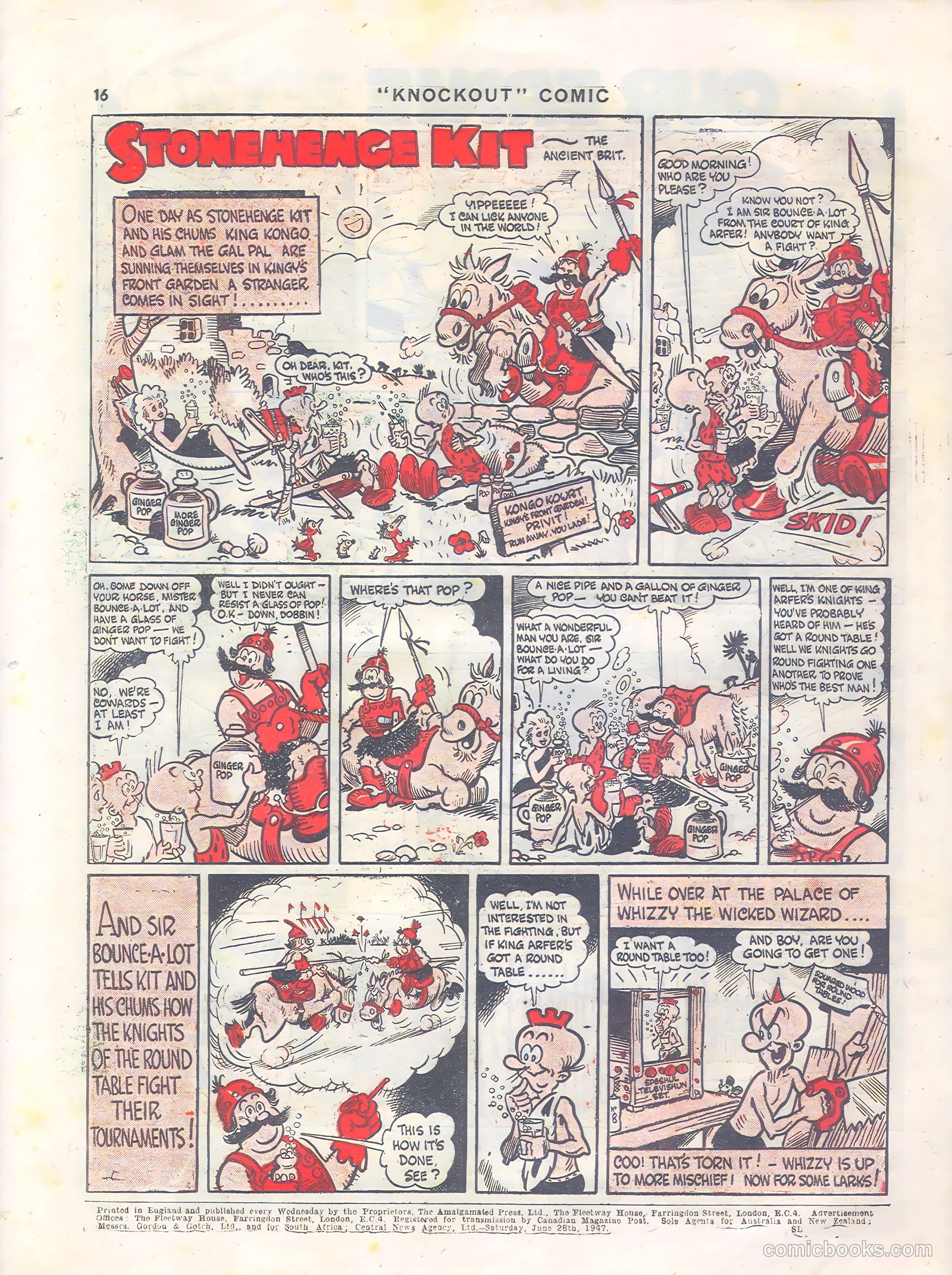 Knockout #435 (1947) — page 16 of 16