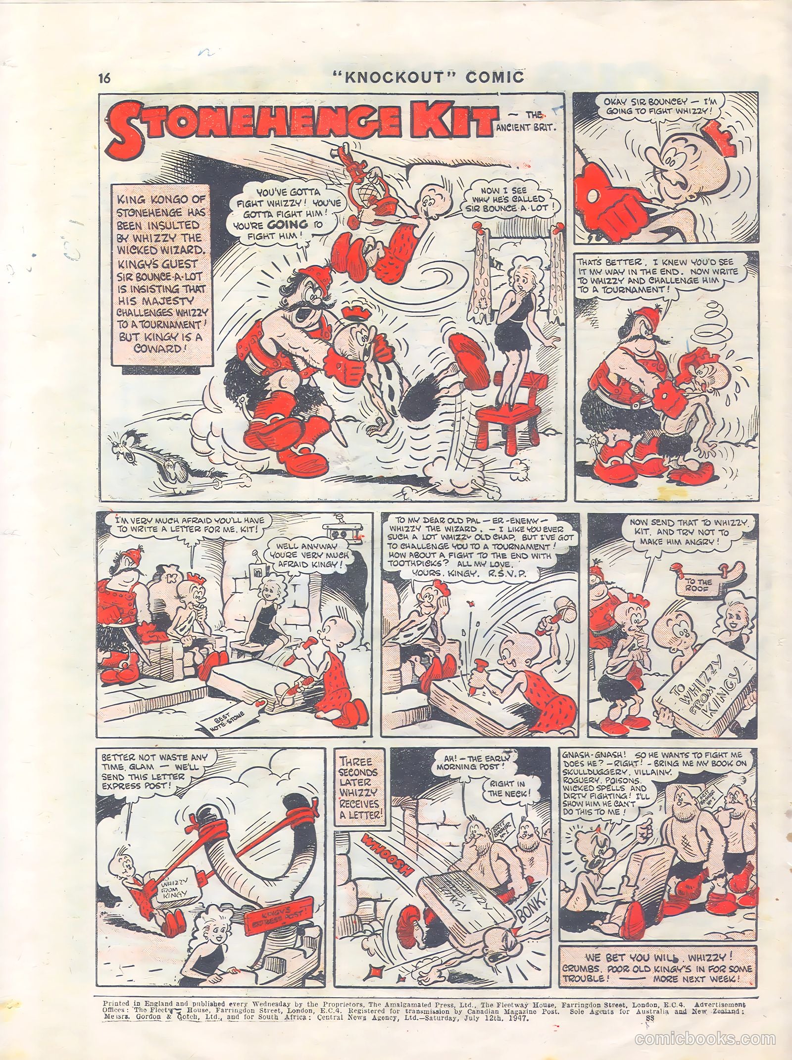 Knockout #437 (1947) — page 16 of 16
