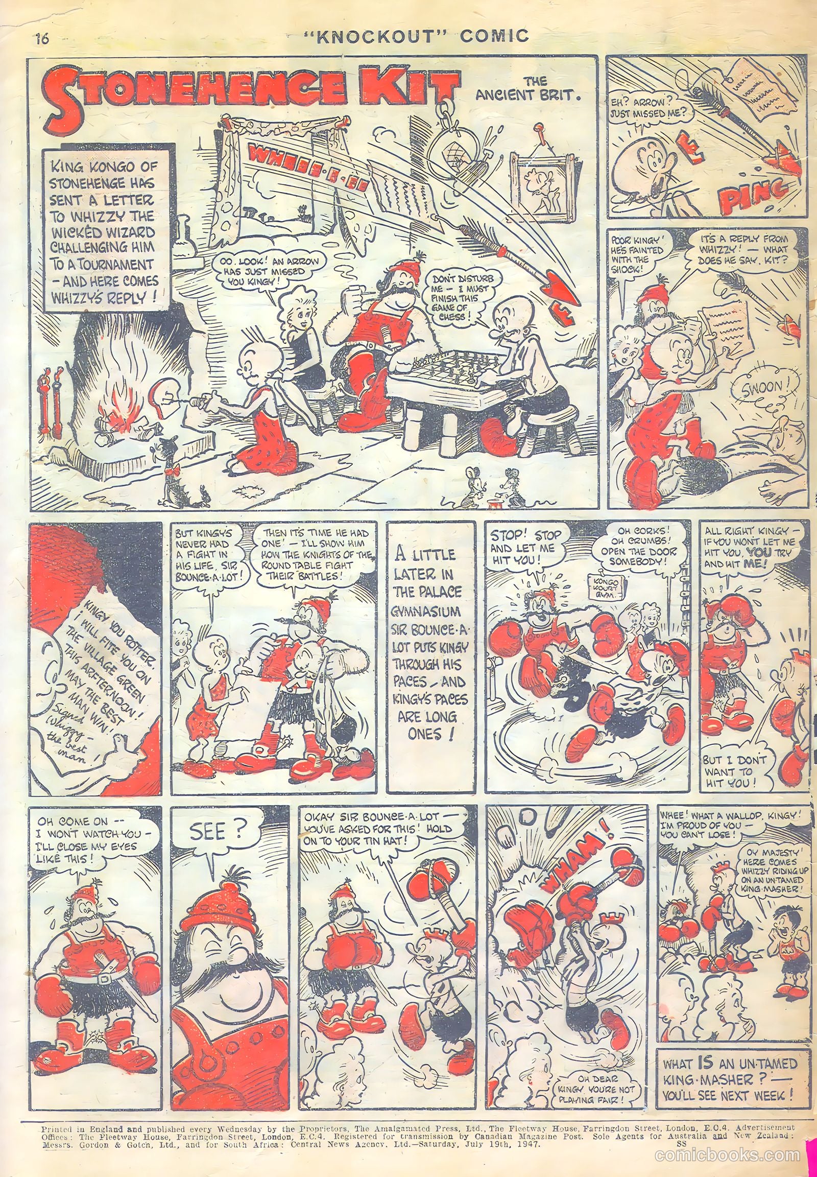 Knockout #438 (1947) — page 16 of 16
