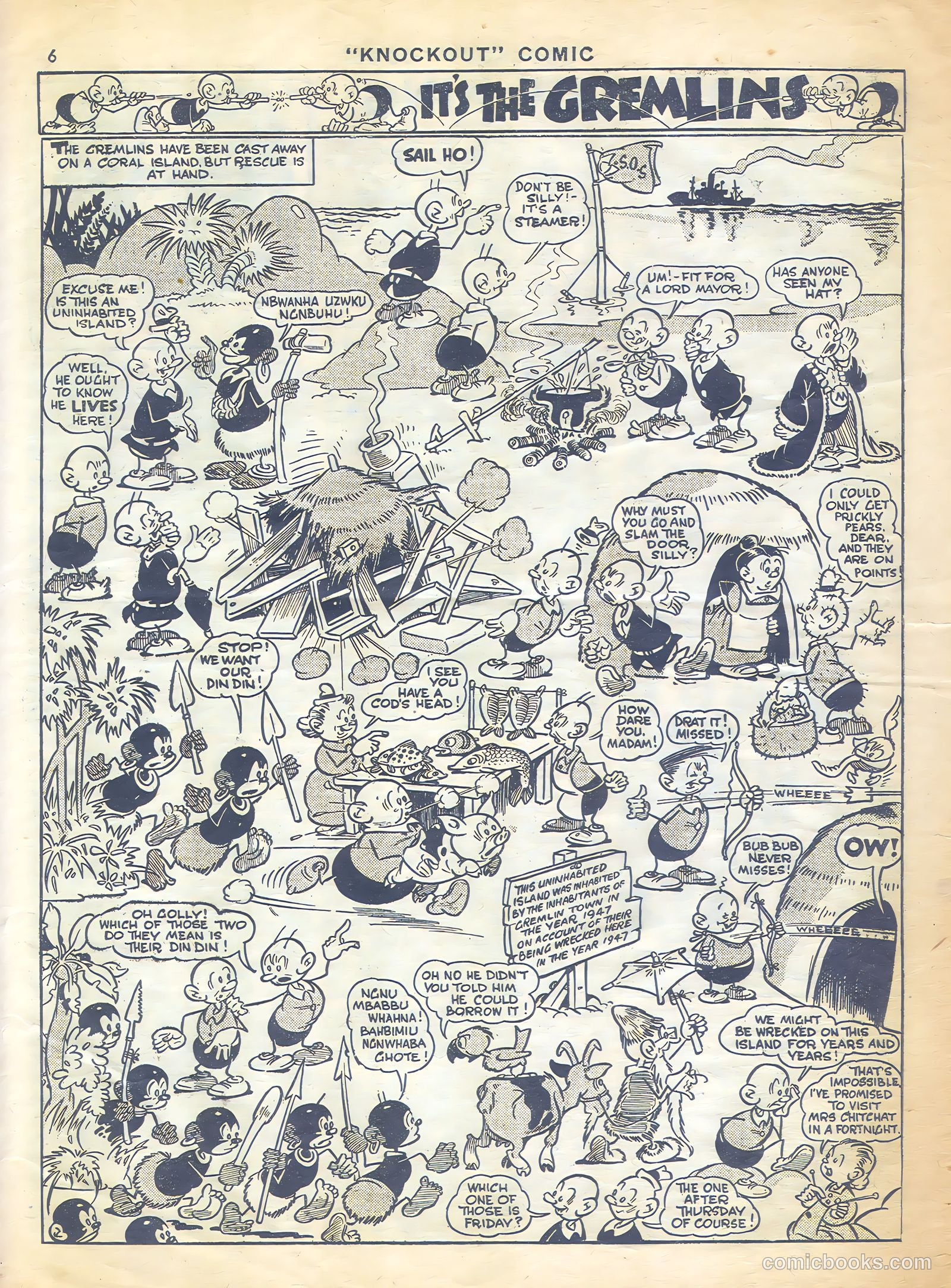 Knockout #444 (1947) — page 6 of 16