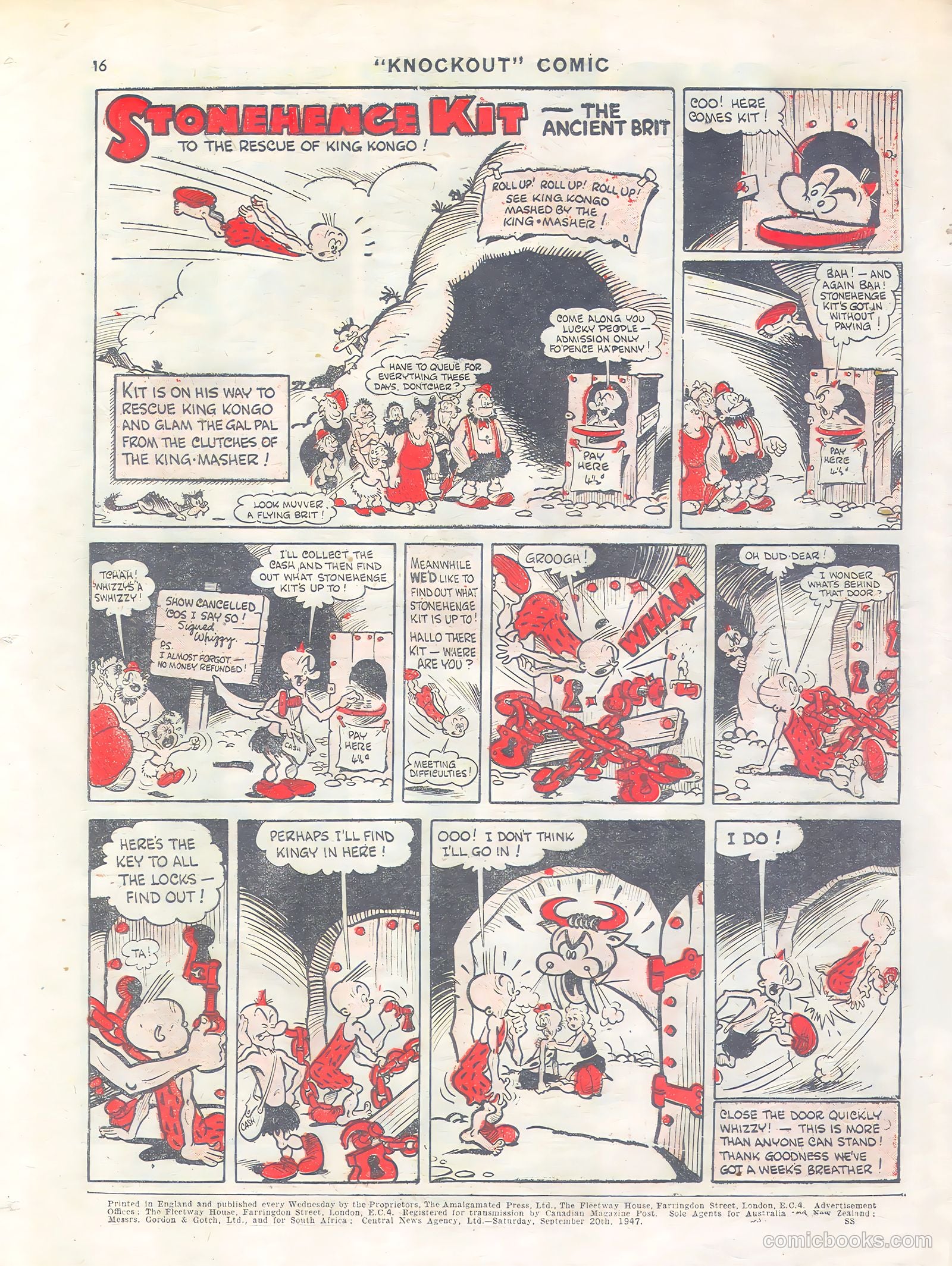Knockout #447 (1947) — page 16 of 16