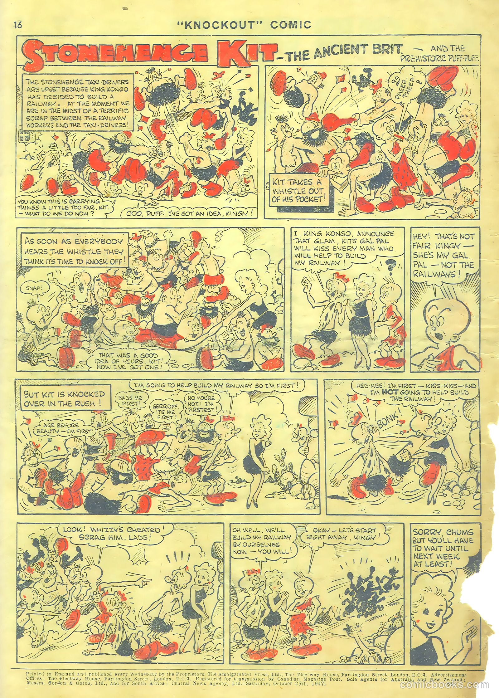 Knockout #452 (1947) — page 16 of 16