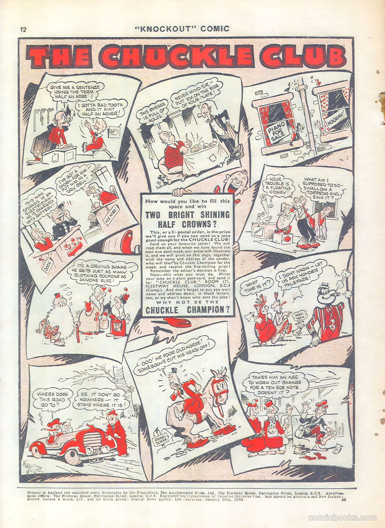 Knockout #465 (1946) — page 12 of 12