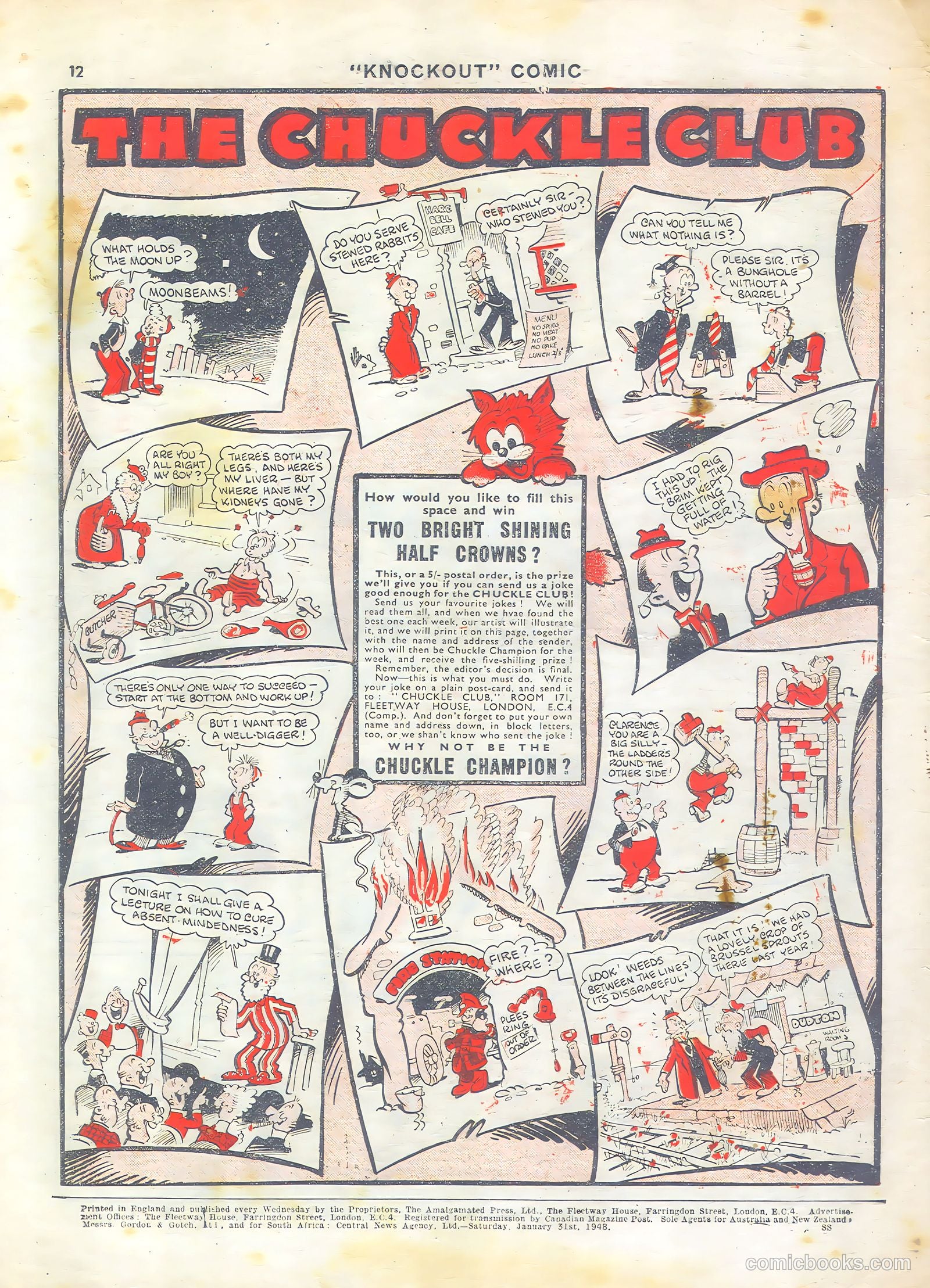 Knockout #466 (1945) — page 12 of 12