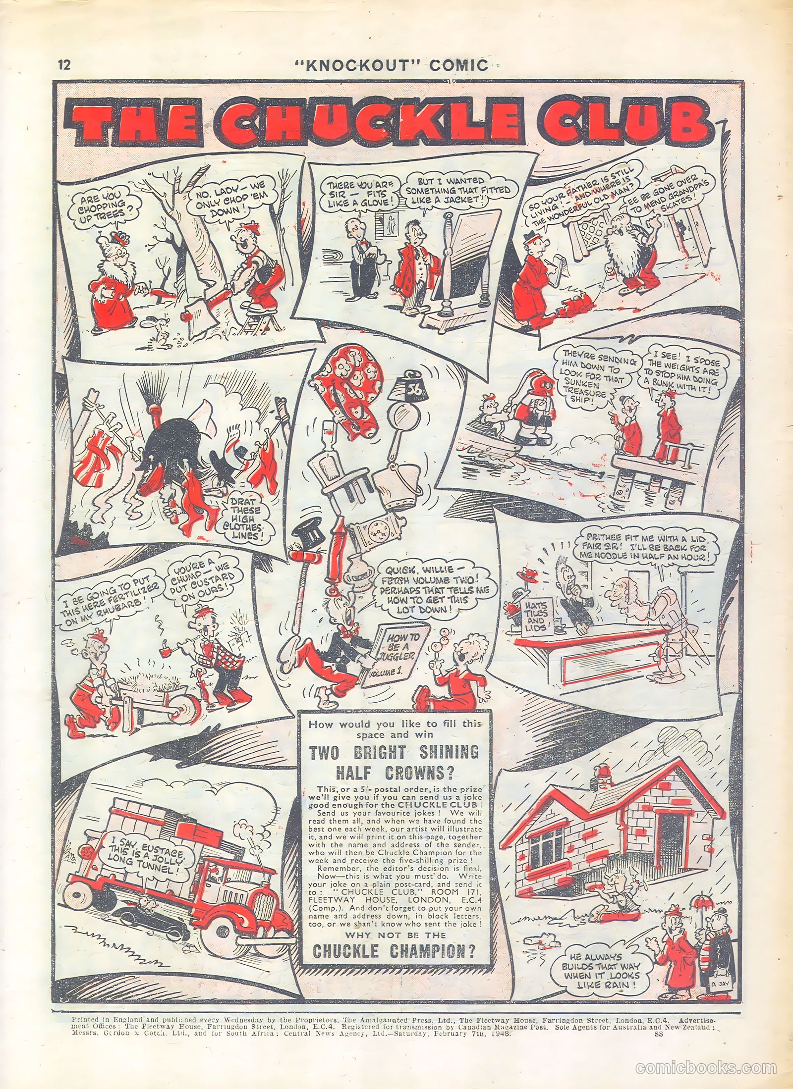 Knockout #467 (1948) — page 12 of 12