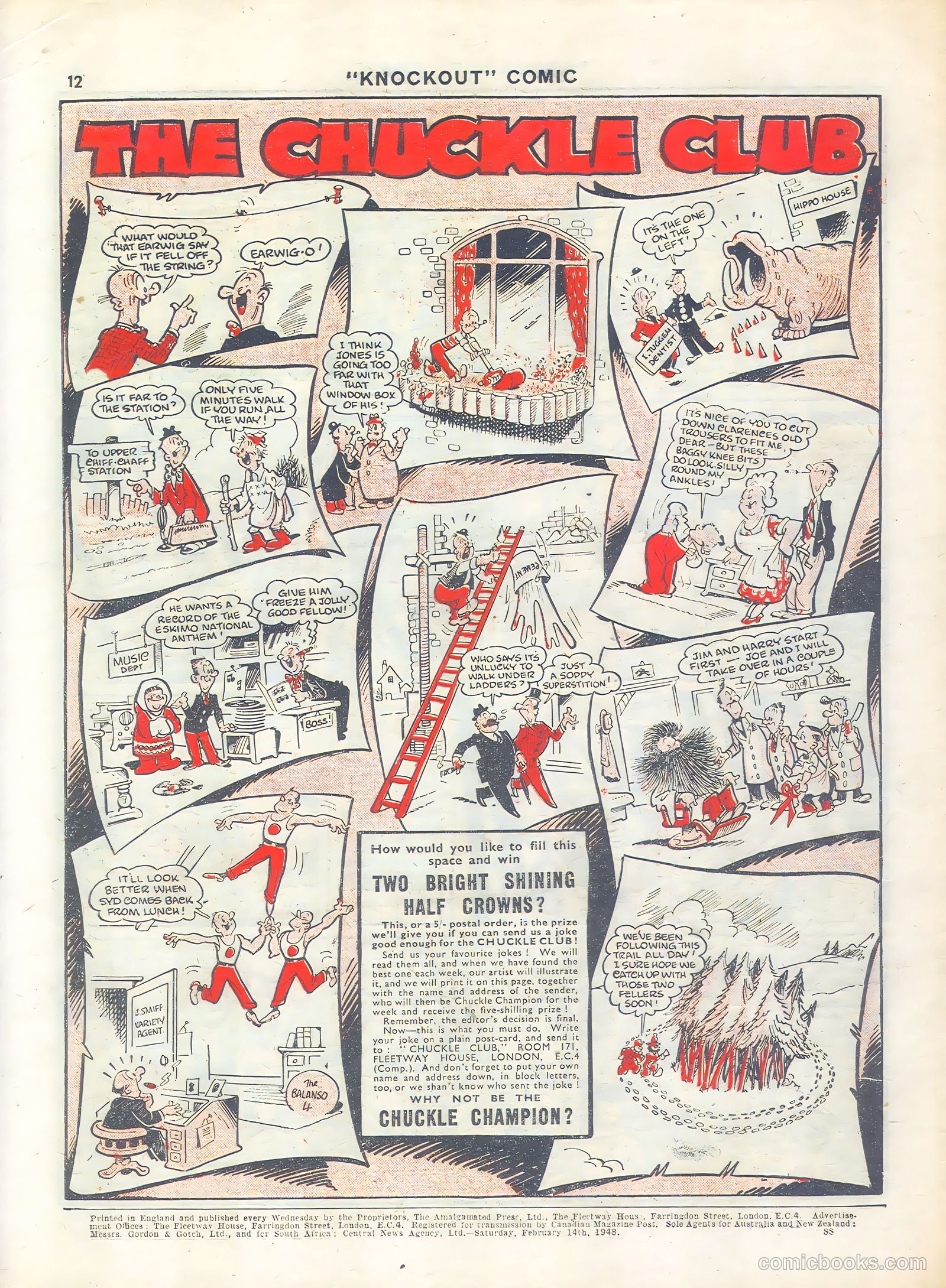 Knockout #468 (1948) — page 12 of 12