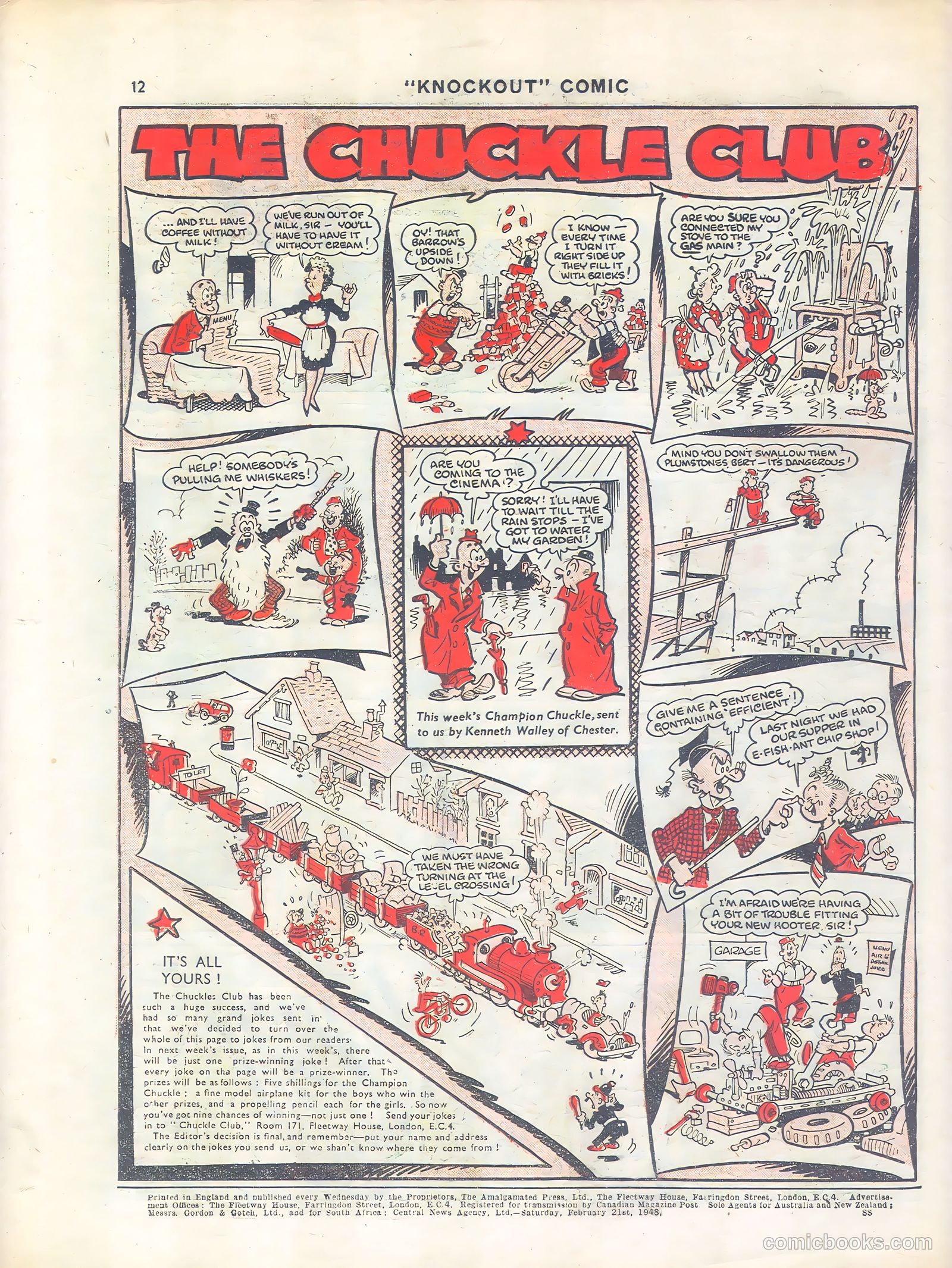 Knockout #469 (1948) — page 12 of 12