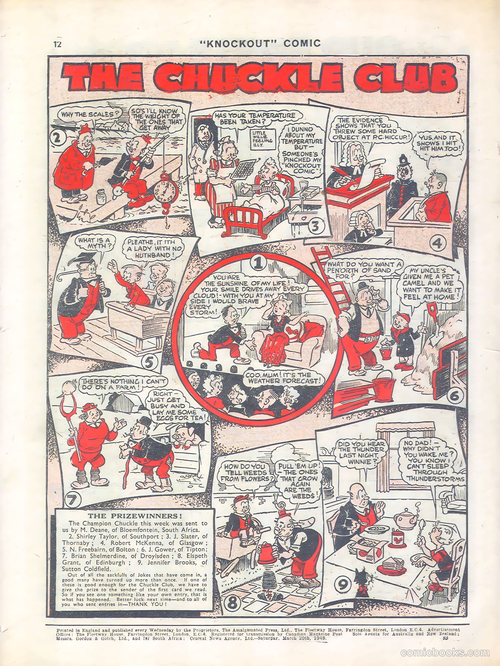 Knockout #473 (1948) — page 12 of 12