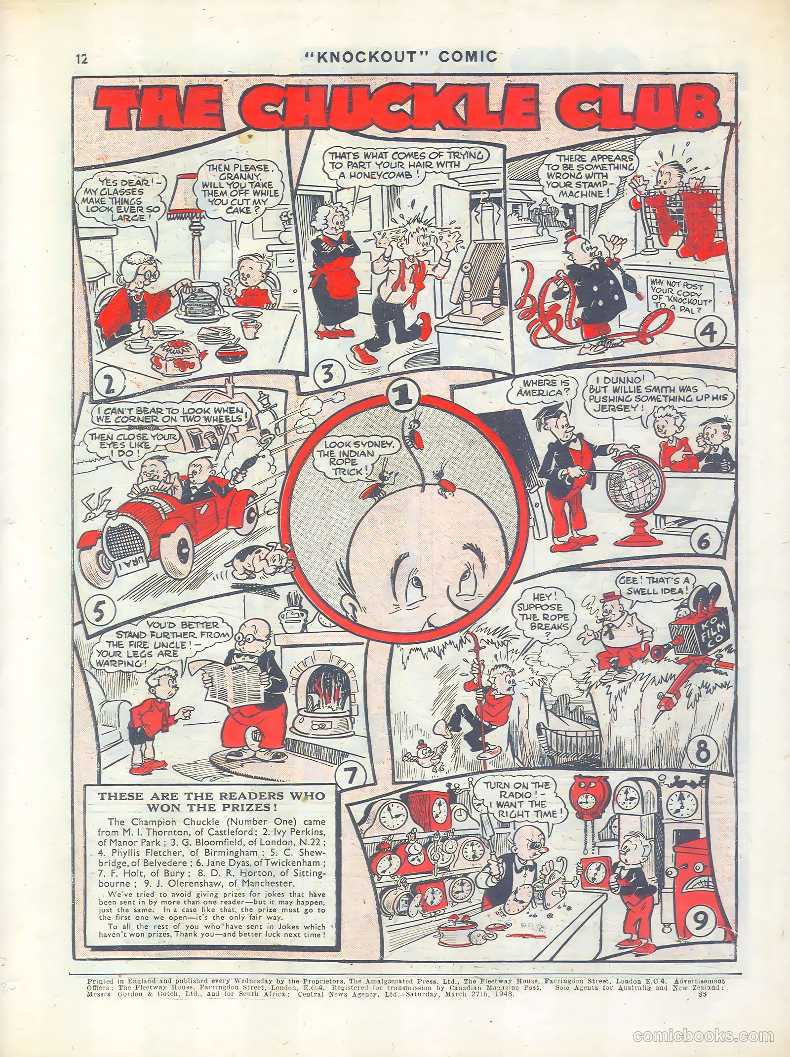 Knockout #474 (1948) — page 12 of 12