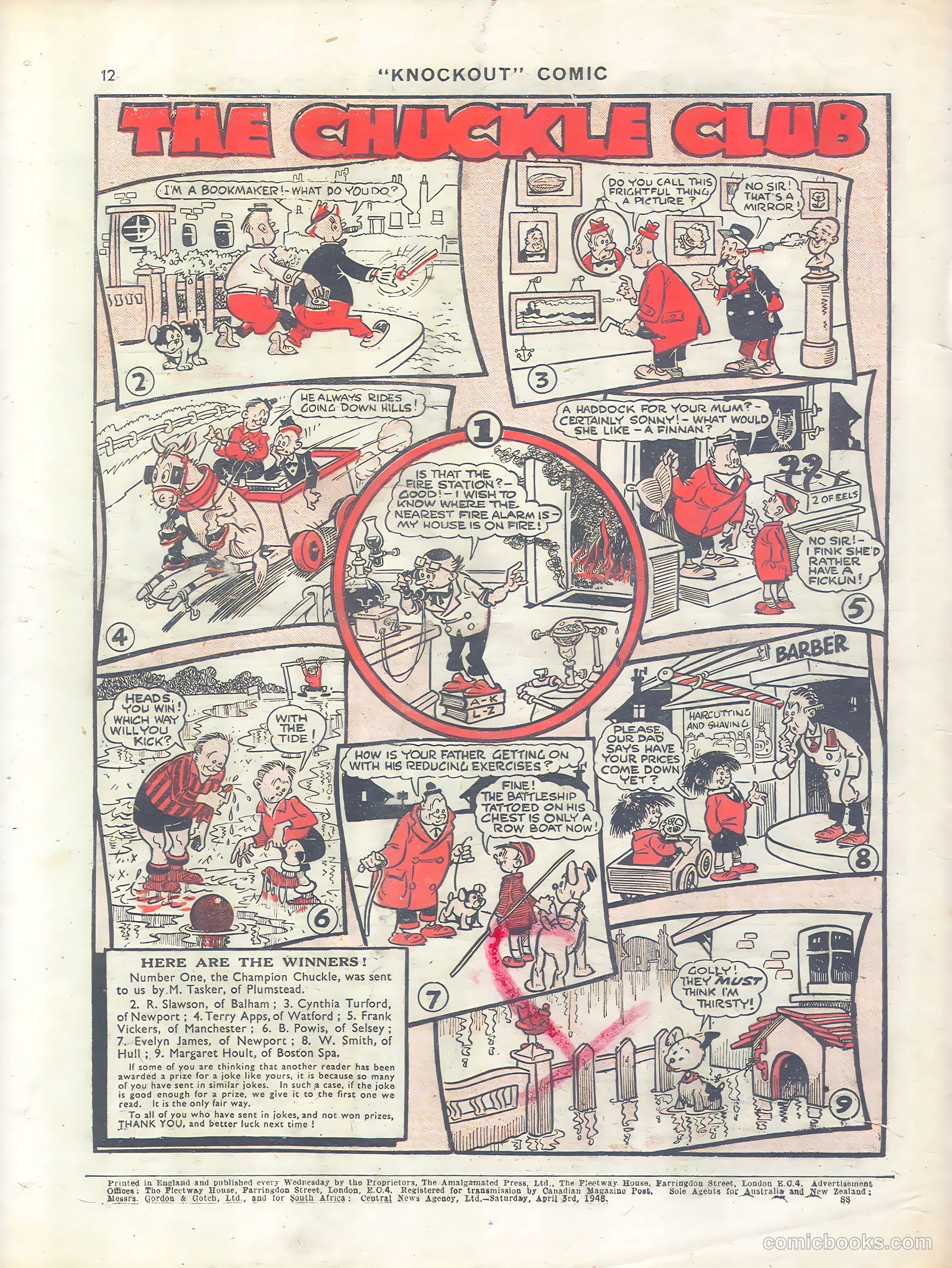 Knockout #475 (1948) — page 12 of 12