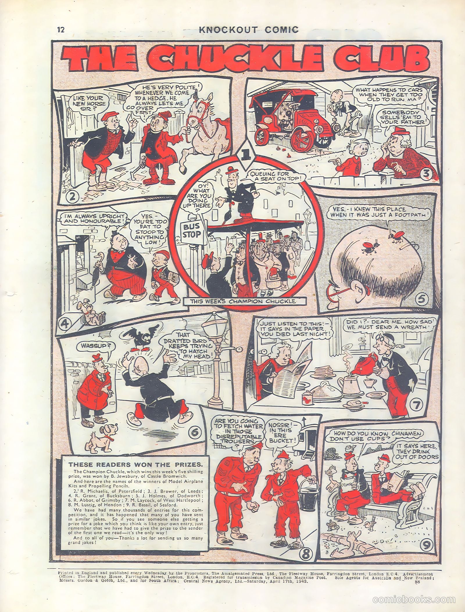 Knockout #477 (1948) — page 12 of 12