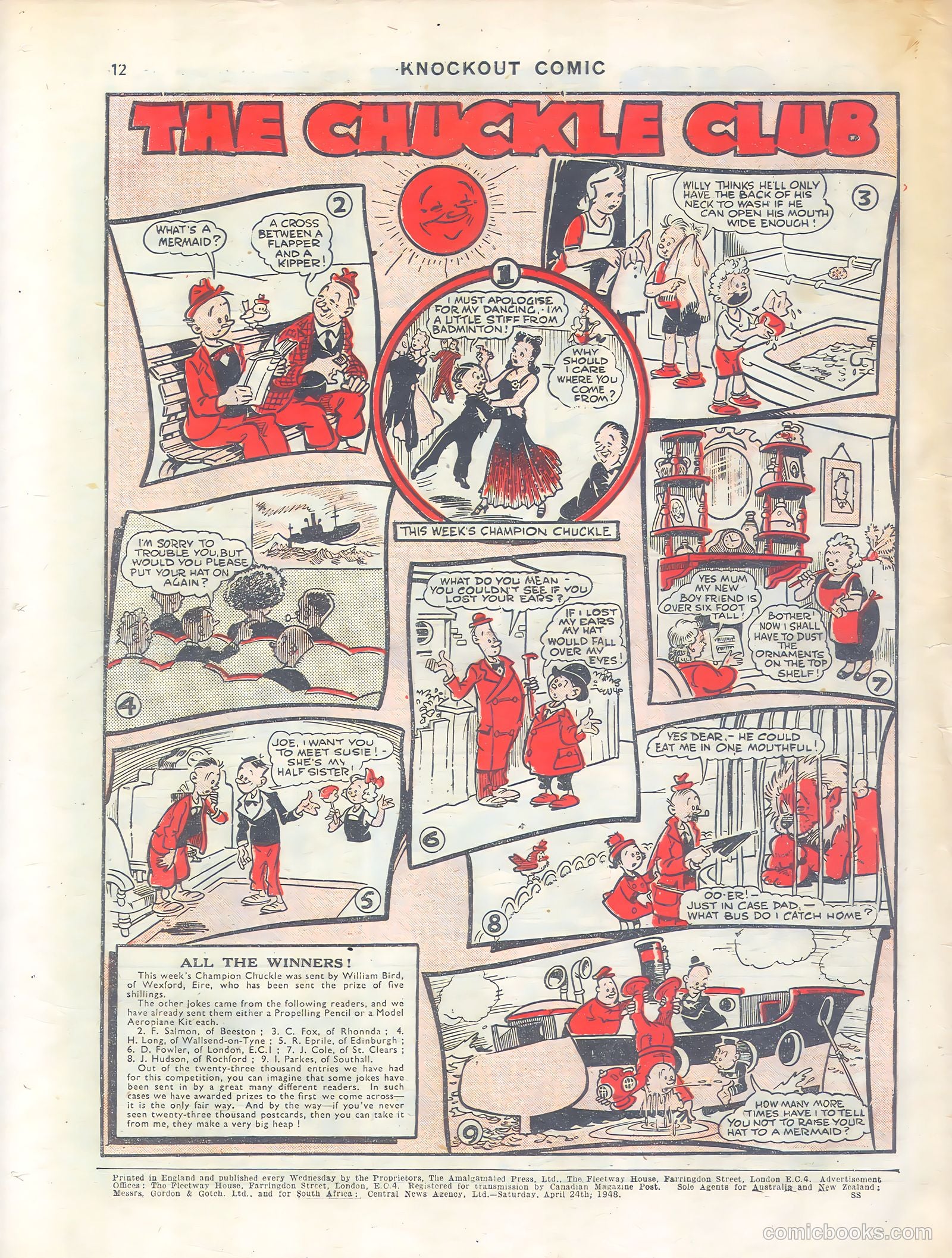 Knockout #478 (1938) — page 12 of 12