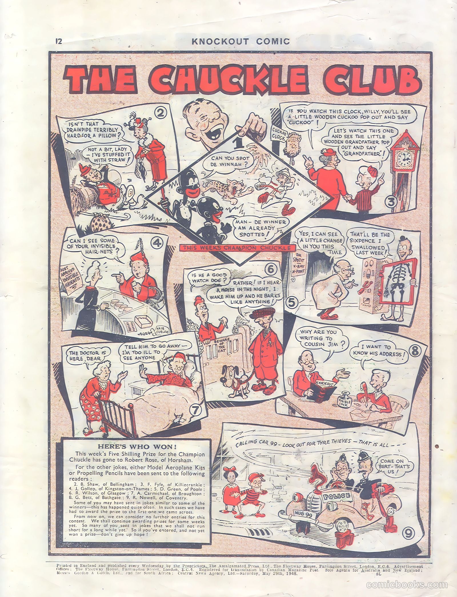 Knockout #483 (1948) — page 12 of 12
