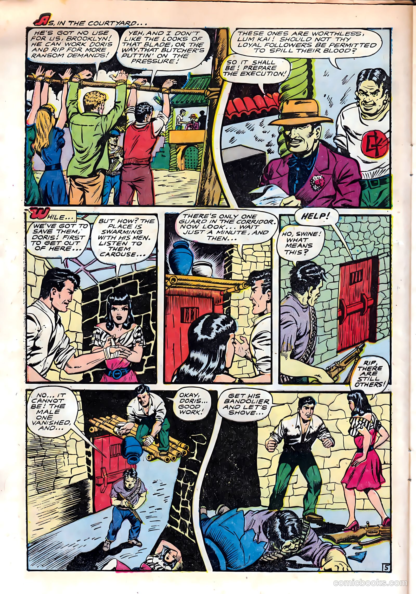 Knockout Adventures #1 (1953) — page 8 of 36