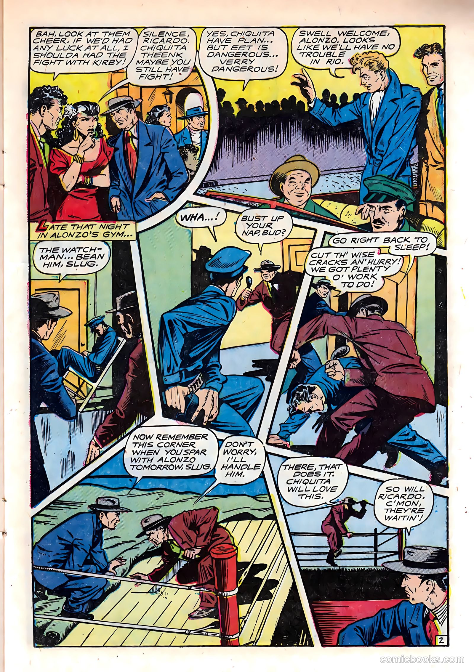 Knockout Adventures #1 (1953) — page 13 of 36