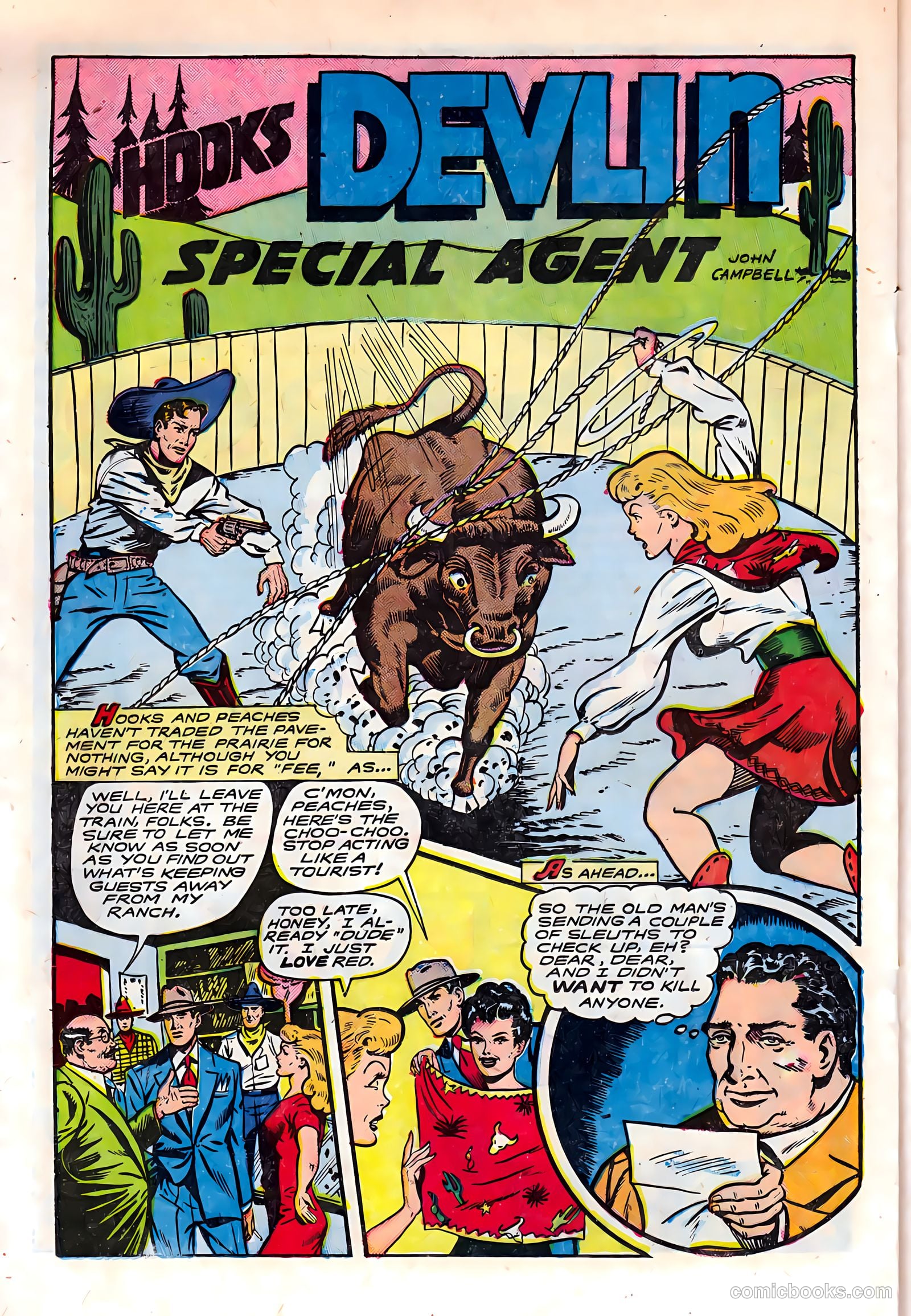 Knockout Adventures #1 (1953) — page 20 of 36