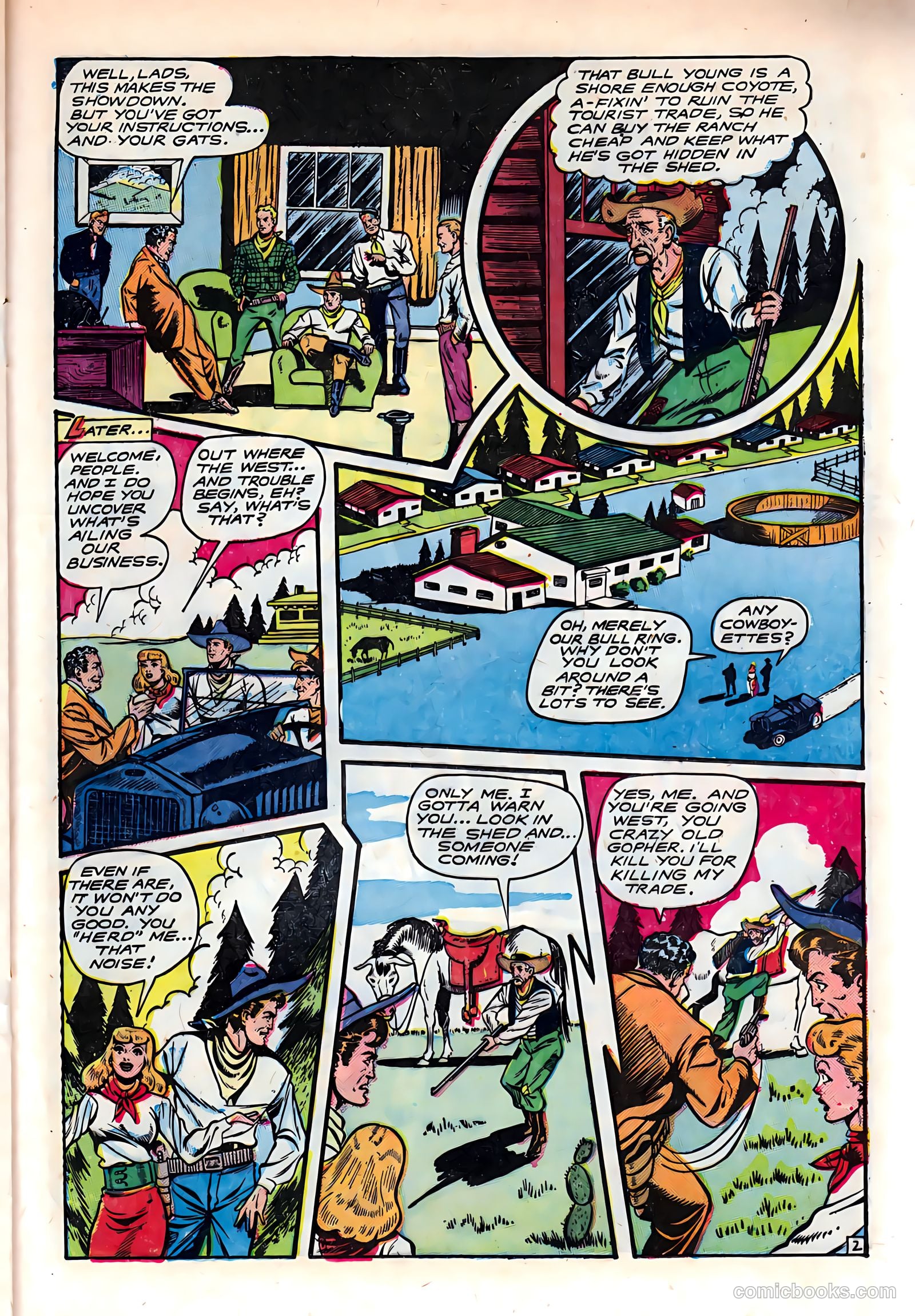 Knockout Adventures #1 (1953) — page 21 of 36