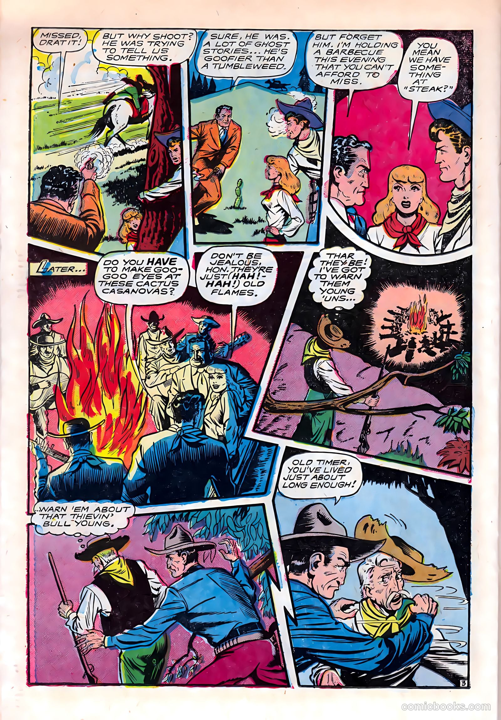 Knockout Adventures #1 (1953) — page 22 of 36