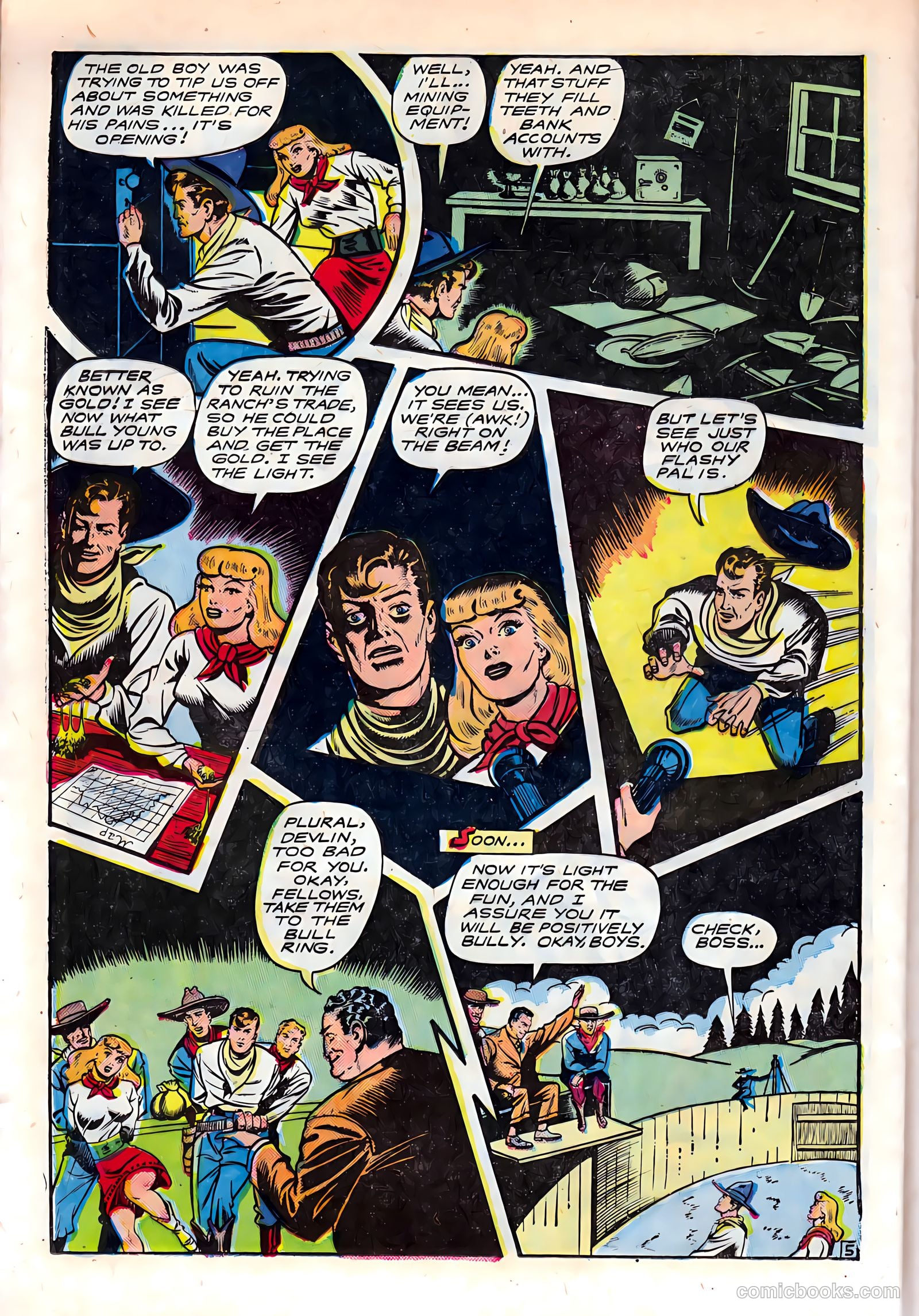 Knockout Adventures #1 (1953) — page 24 of 36