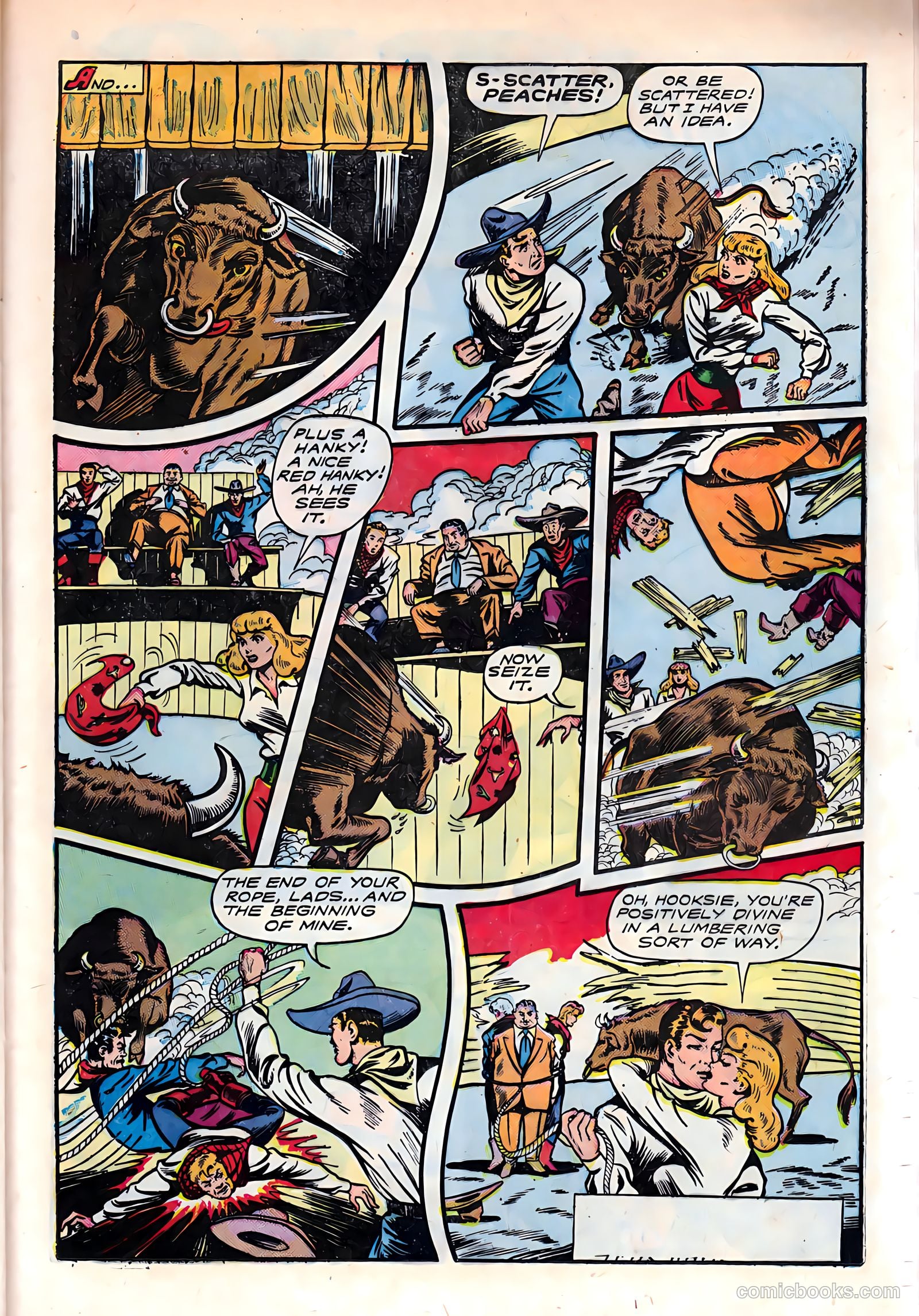 Knockout Adventures #1 (1953) — page 25 of 36