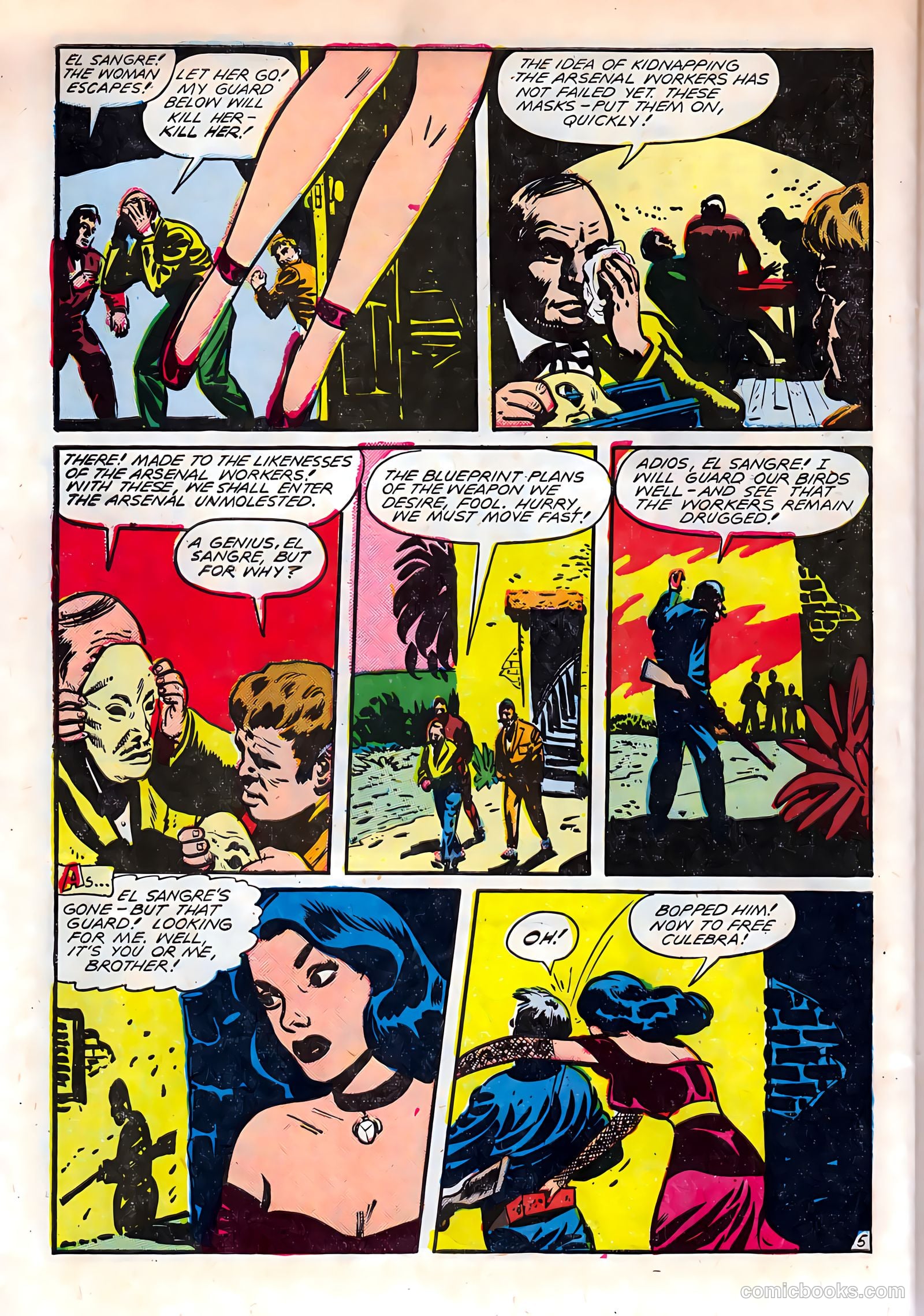 Knockout Adventures #1 (1953) — page 30 of 36