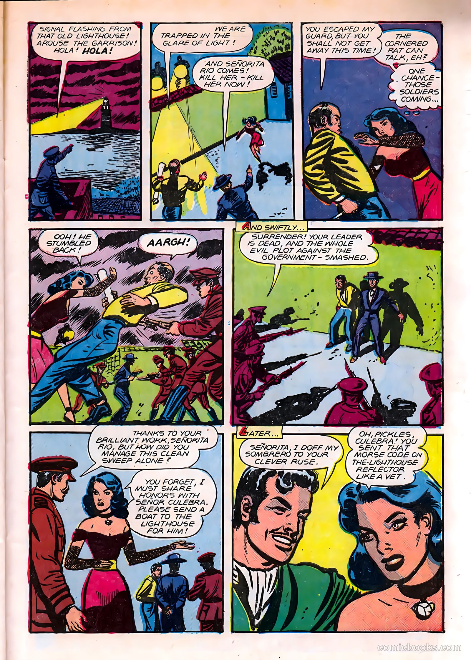 Knockout Adventures #1 (1953) — page 33 of 36