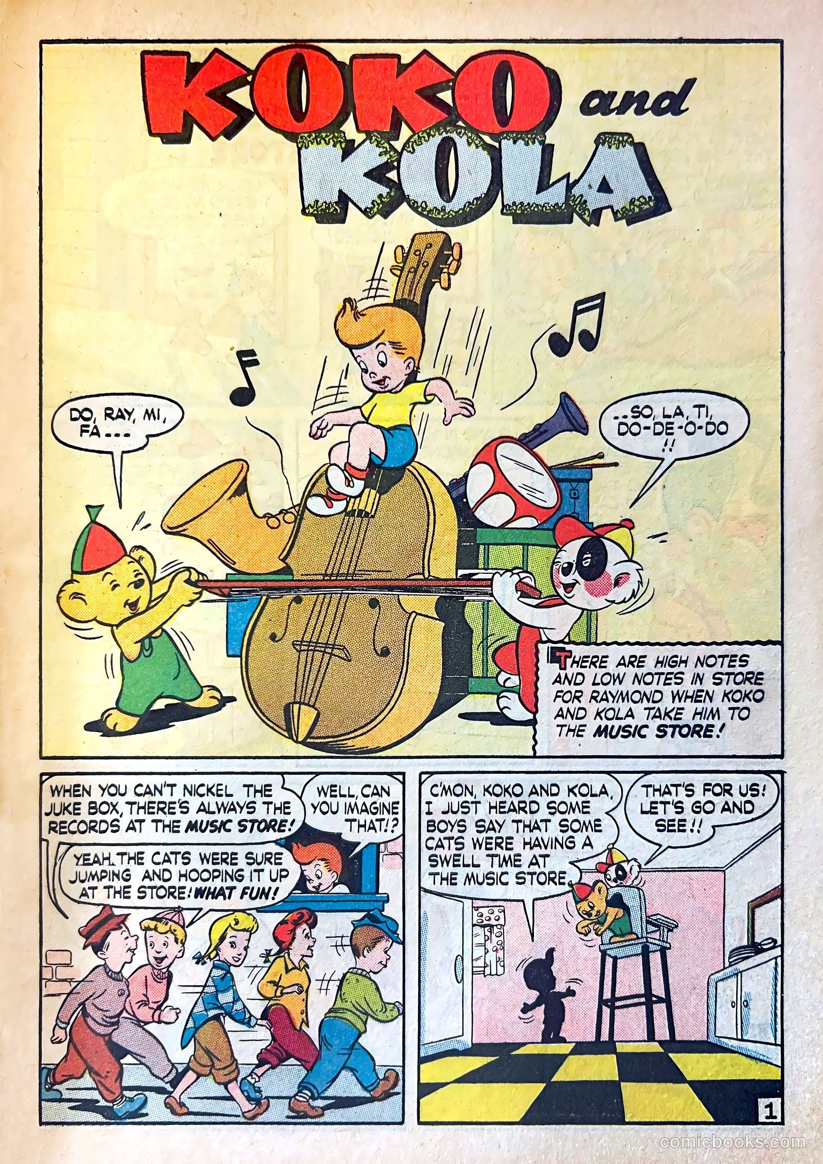 Koko and Kola #1 (1946) — page 3 of 52