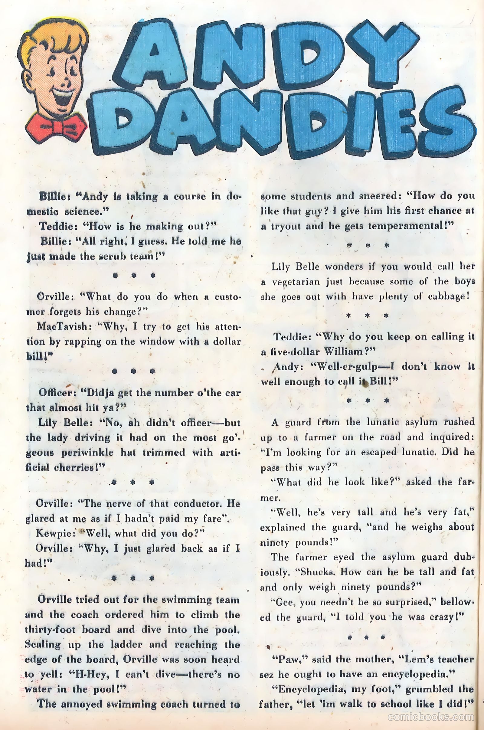 Andy Comics #21 (1948) — page 40 of 52