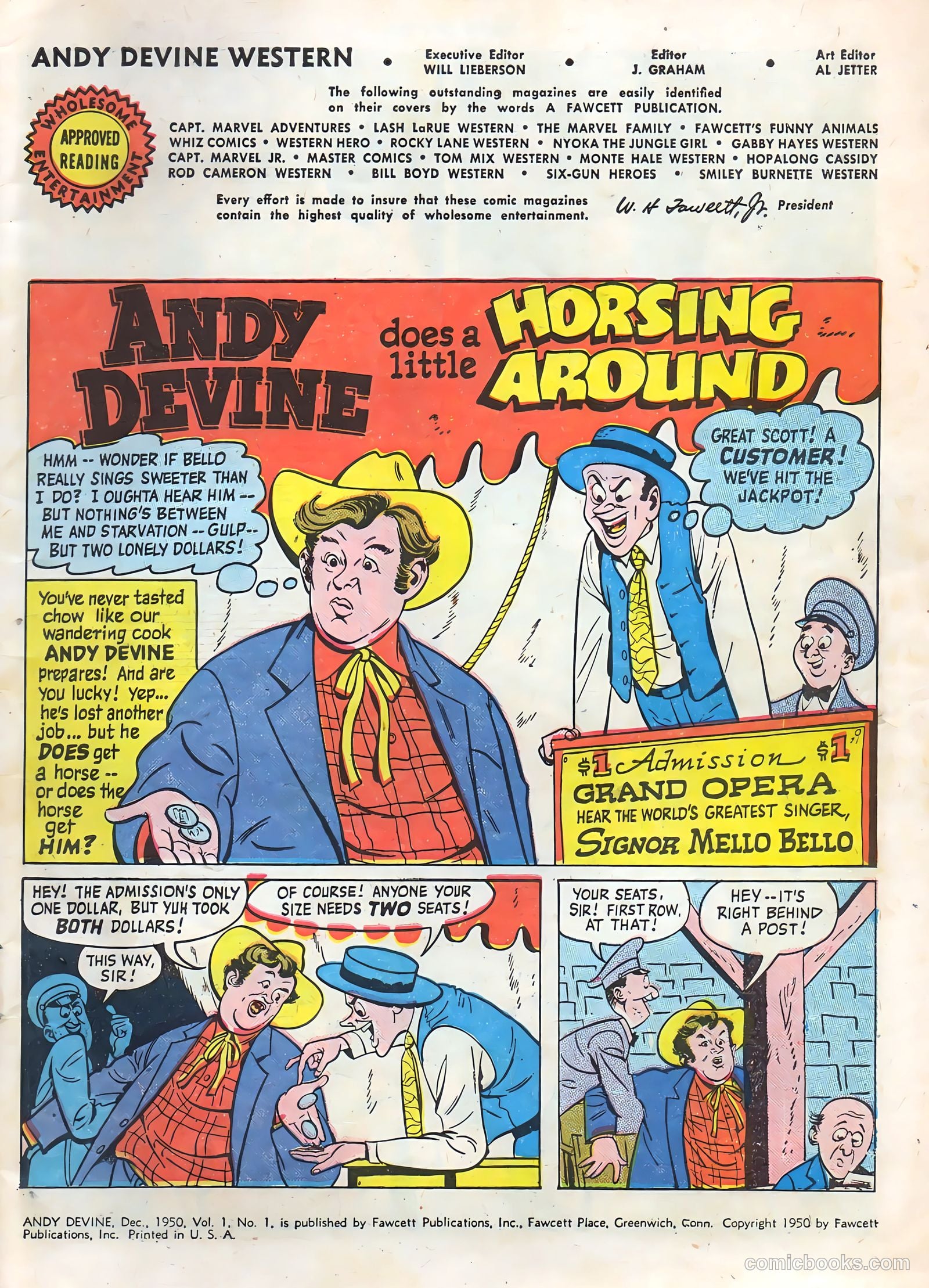 Andy Devine #1 (1950) — page 3 of 36
