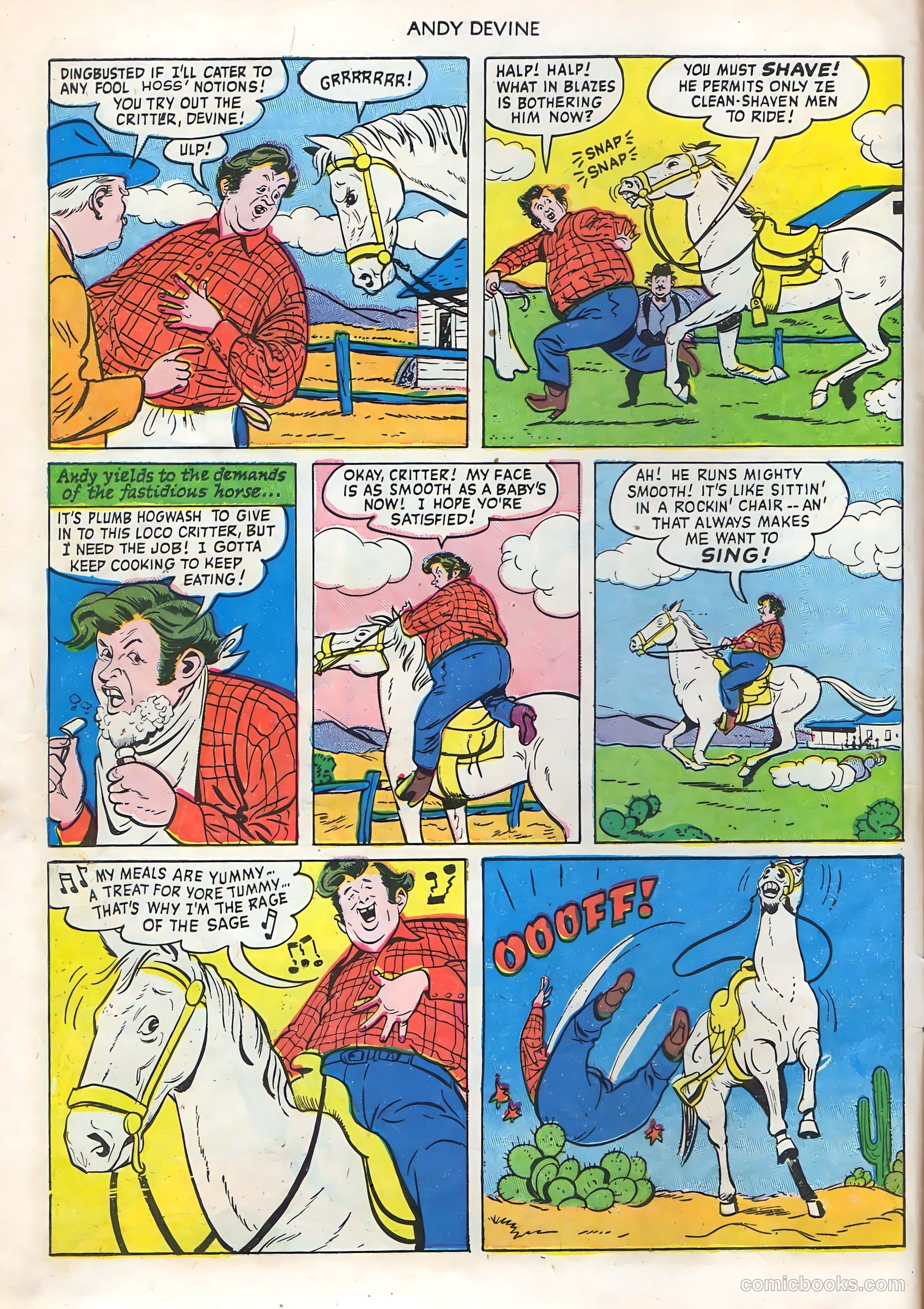 Andy Devine #1 (1950) — page 6 of 36
