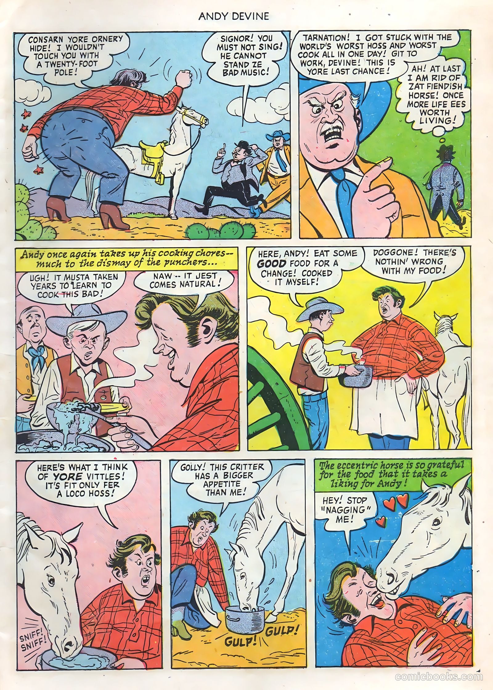 Andy Devine #1 (1950) — page 7 of 36